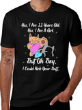 11 Year Old Girl Cat Kick Butt Funny T-Shirt