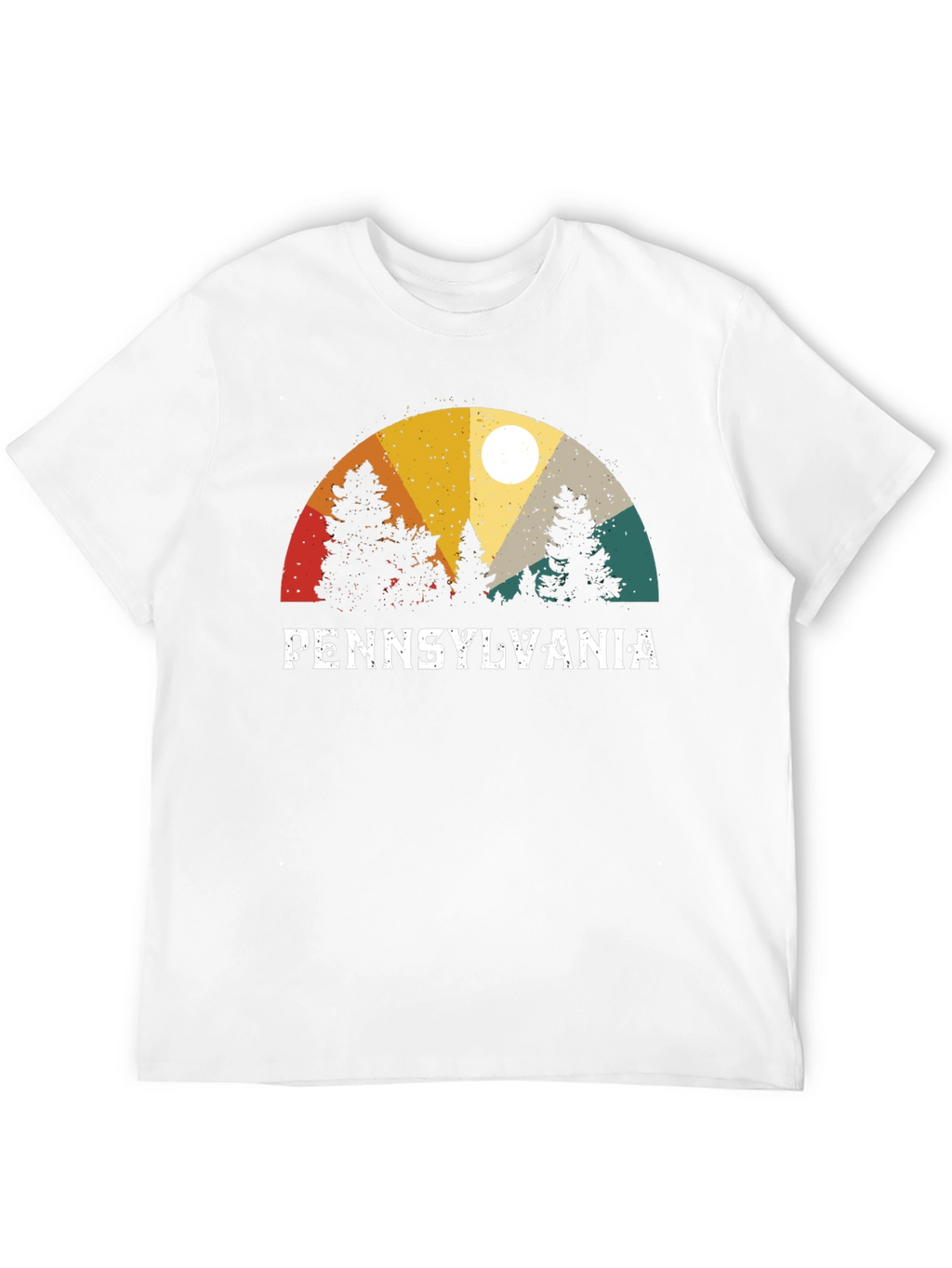 Pennsylvania Landscape Graphic Tee - Retro Style