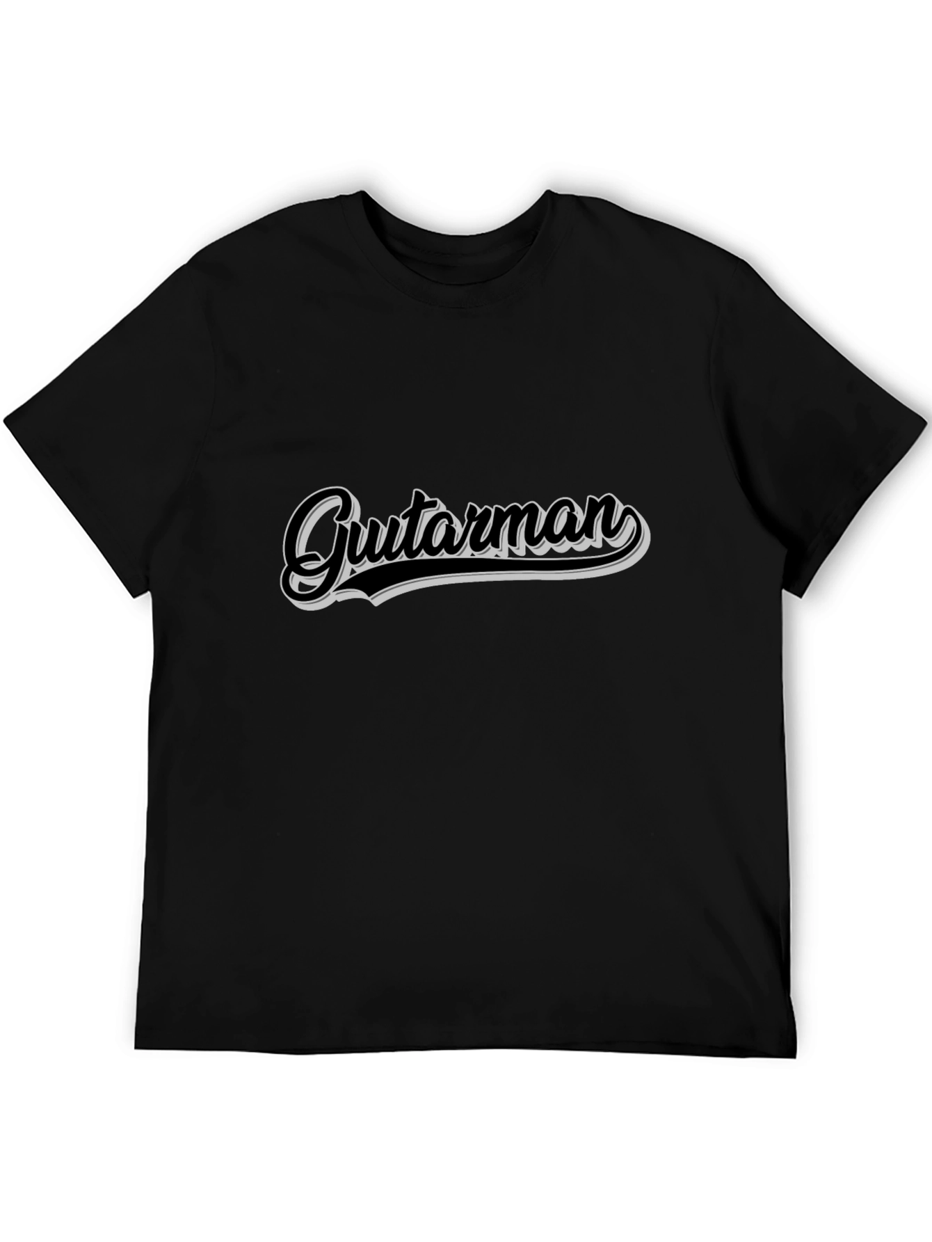 Gutarman Graphic Print Crew Neck Tee
