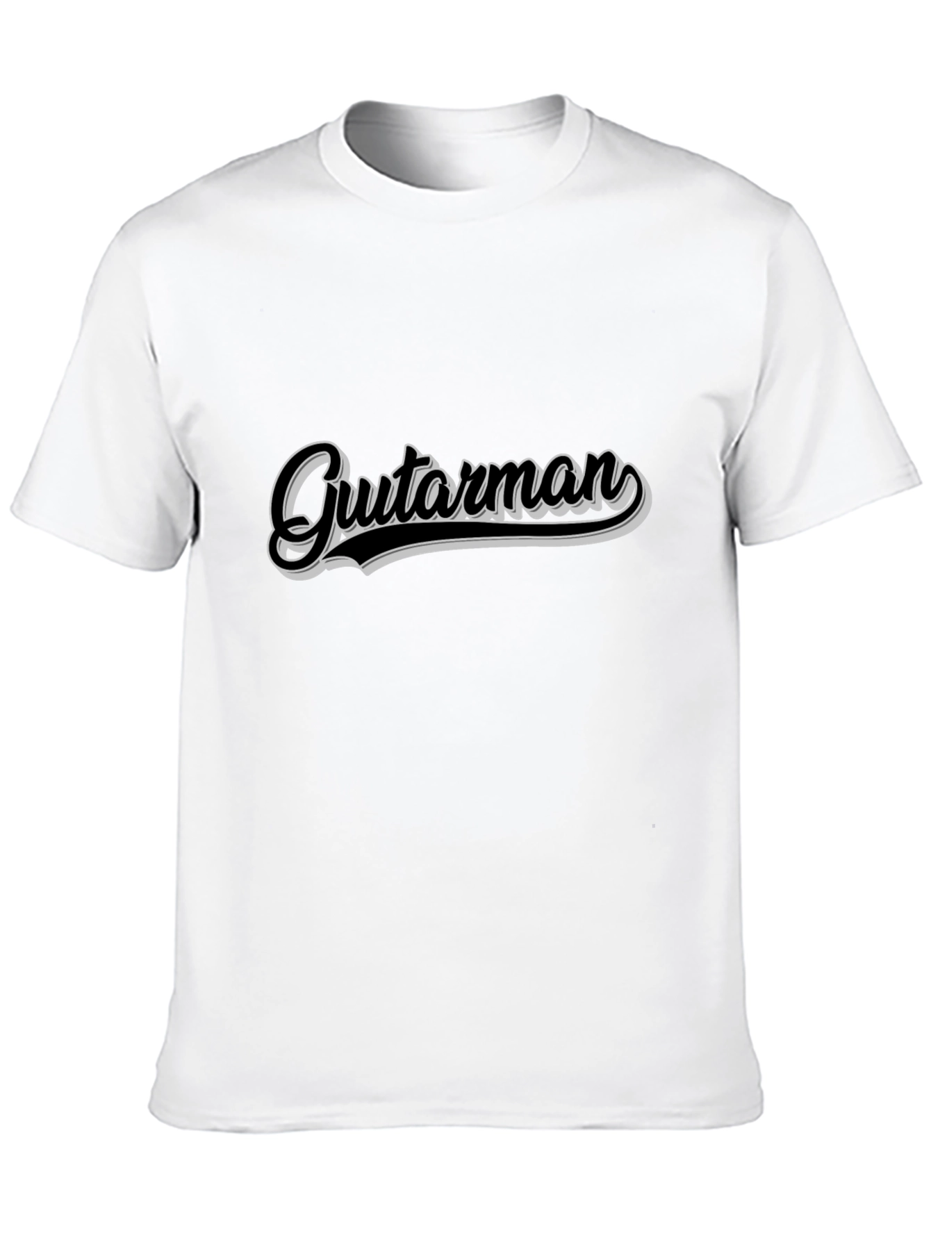 Gutarman Graphic Print Crew Neck Tee