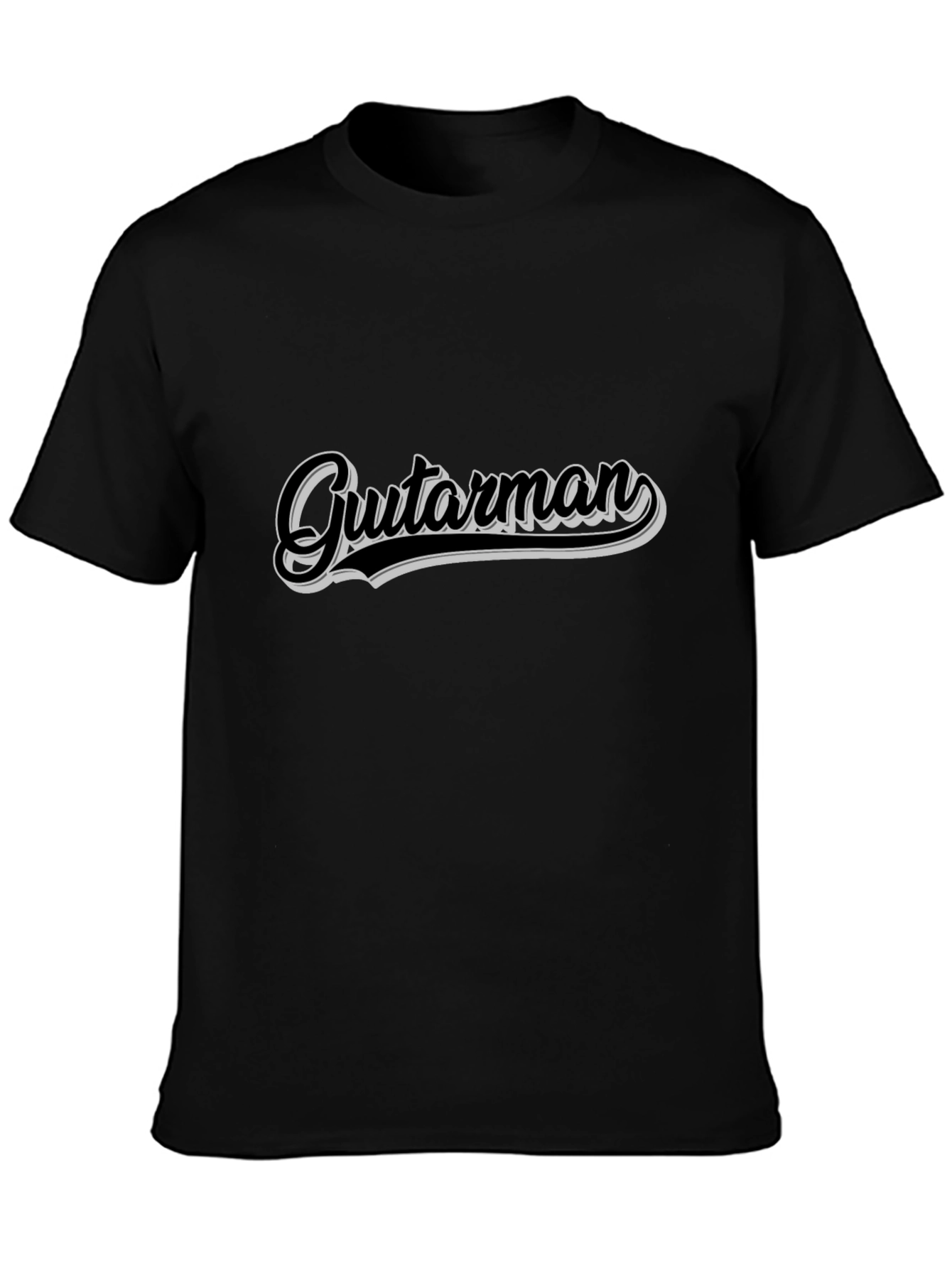 Gutarman Graphic Print Crew Neck Tee