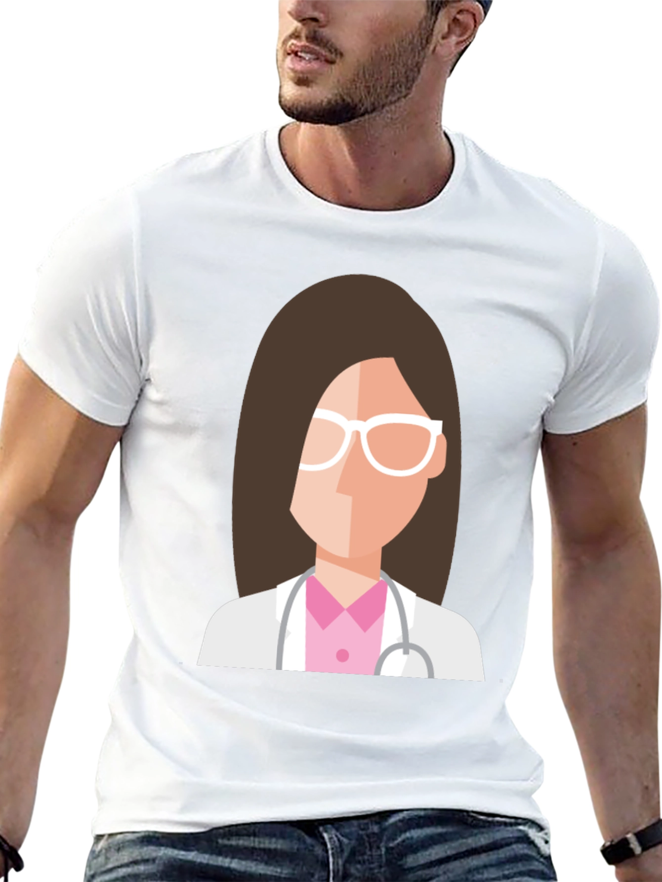 Doctor Graphic Tee - Unisex Black T-Shirt