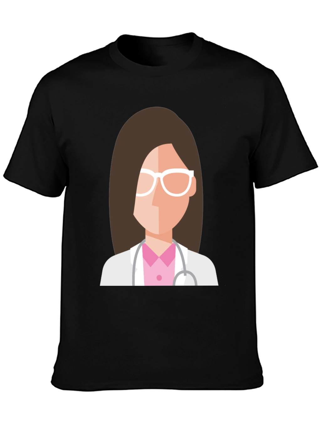 Doctor Graphic Tee - Unisex Black T-Shirt