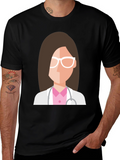 Doctor Graphic Tee - Unisex Black T-Shirt