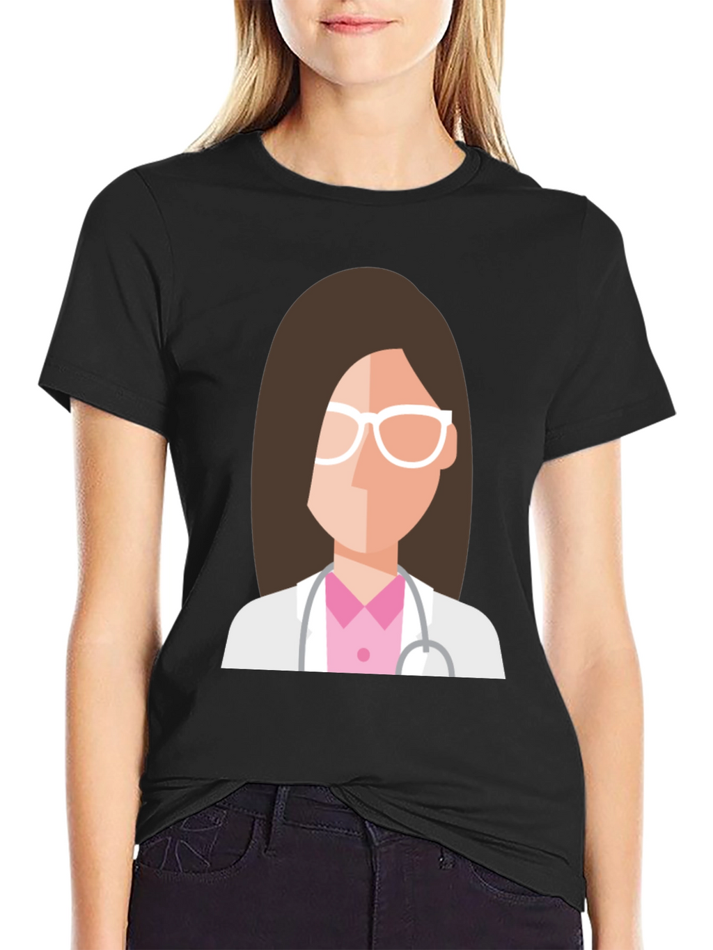Doctor Graphic Tee - Unisex Black T-Shirt
