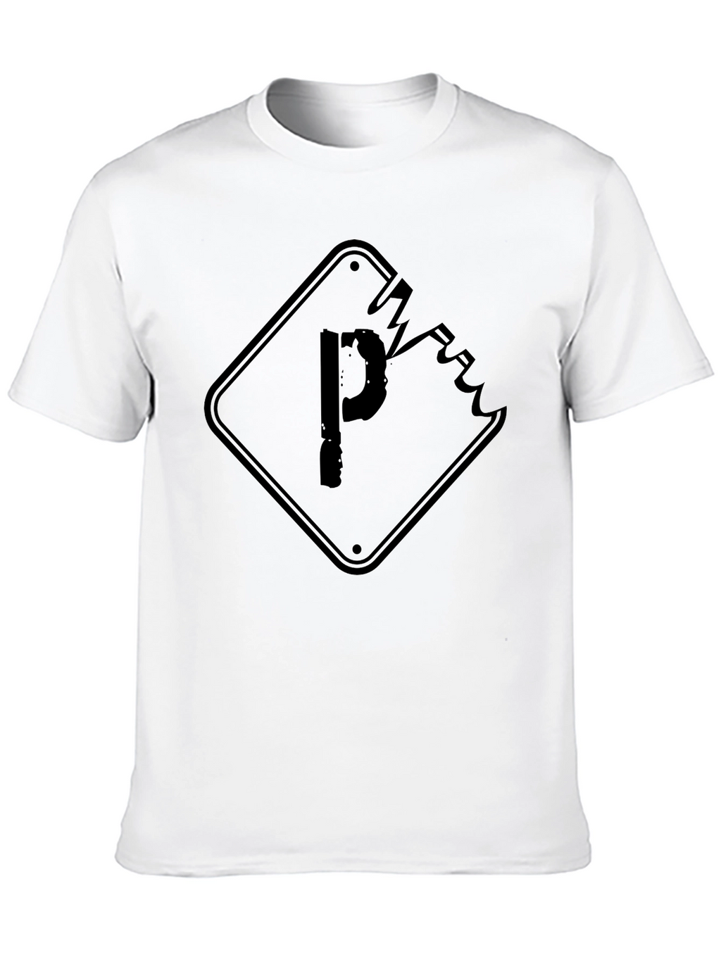 Distressed Parking Sign Graphic Tee