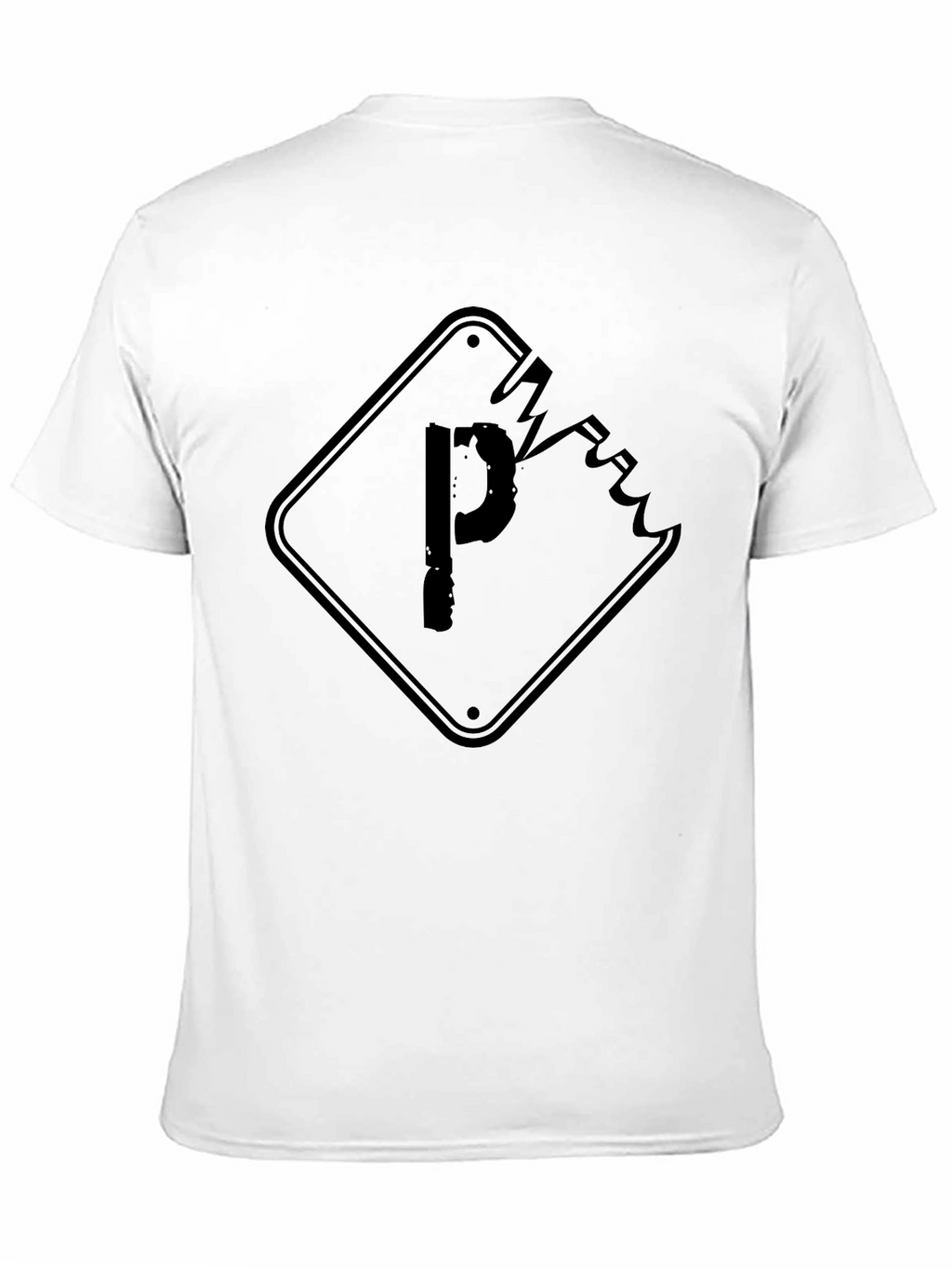 Distressed Parking Sign Graphic Tee