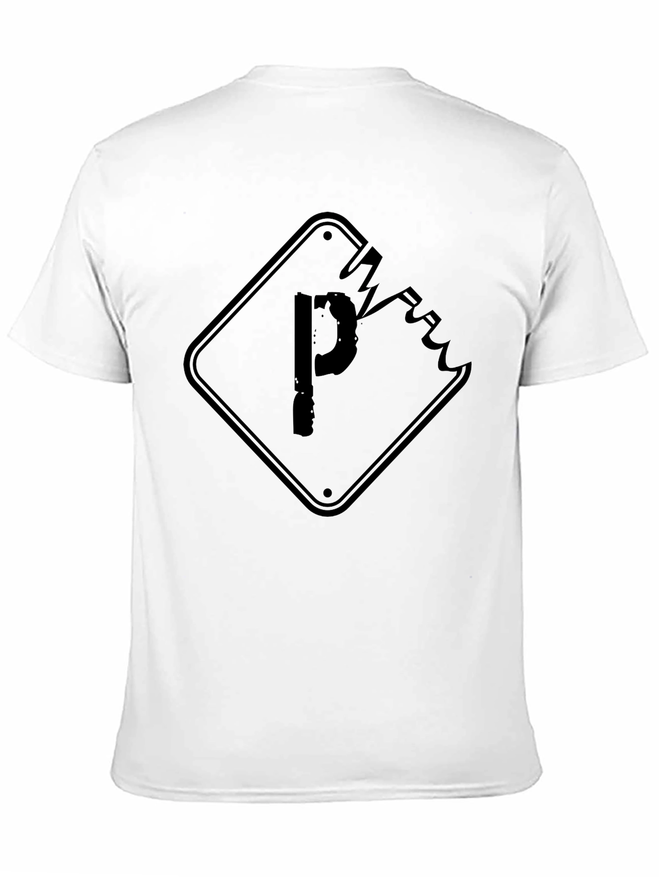 Distressed Parking Sign Graphic Tee
