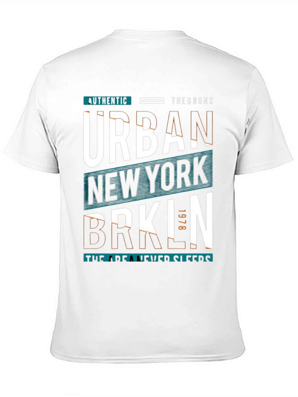 Urban New York Graphic Print Black T-Shirt