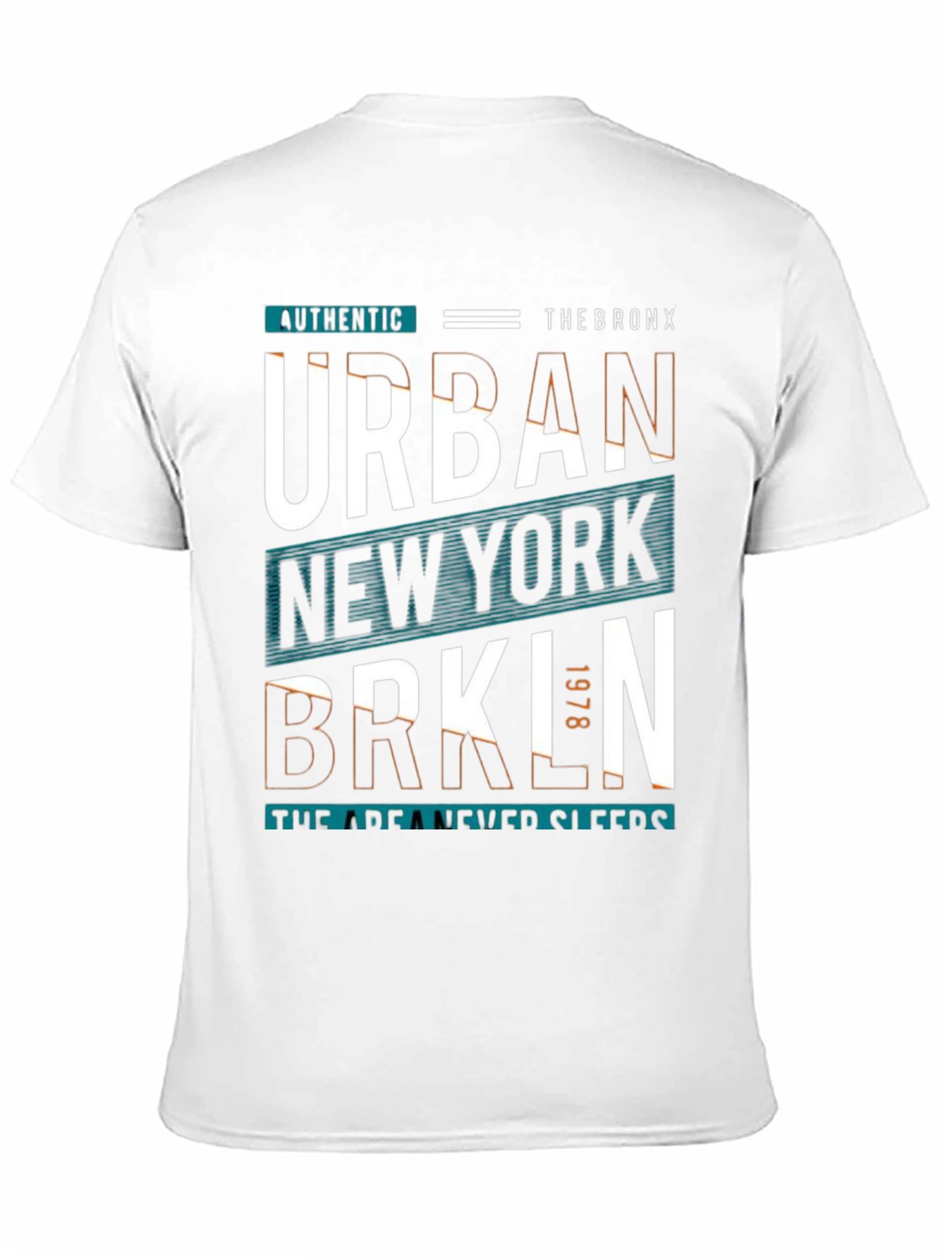 Urban New York Graphic Print Black T-Shirt