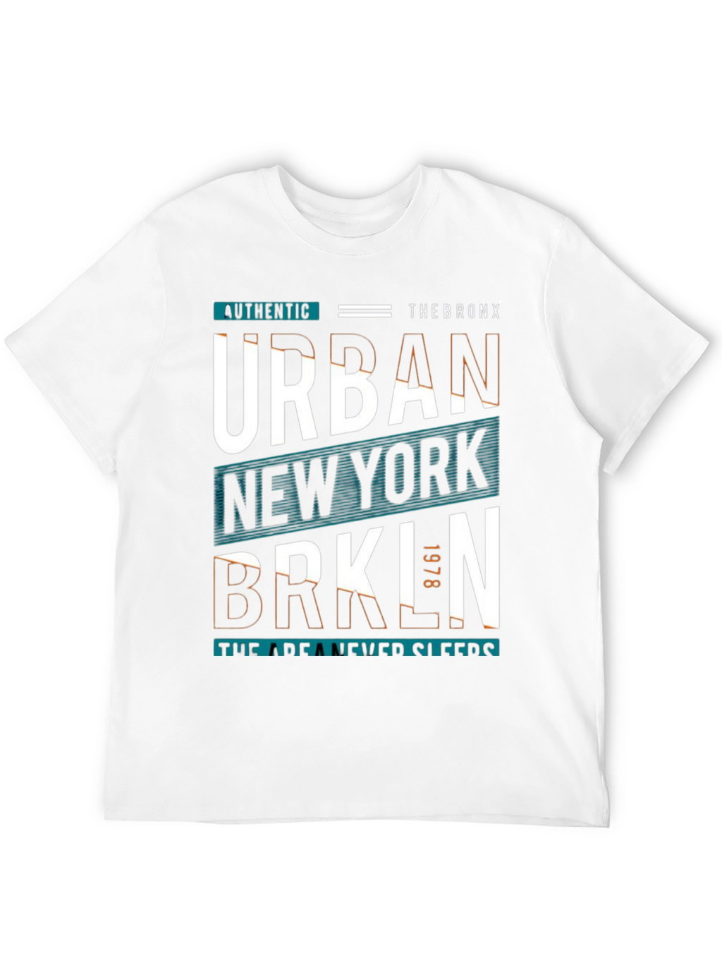 Urban New York Graphic Print Black T-Shirt