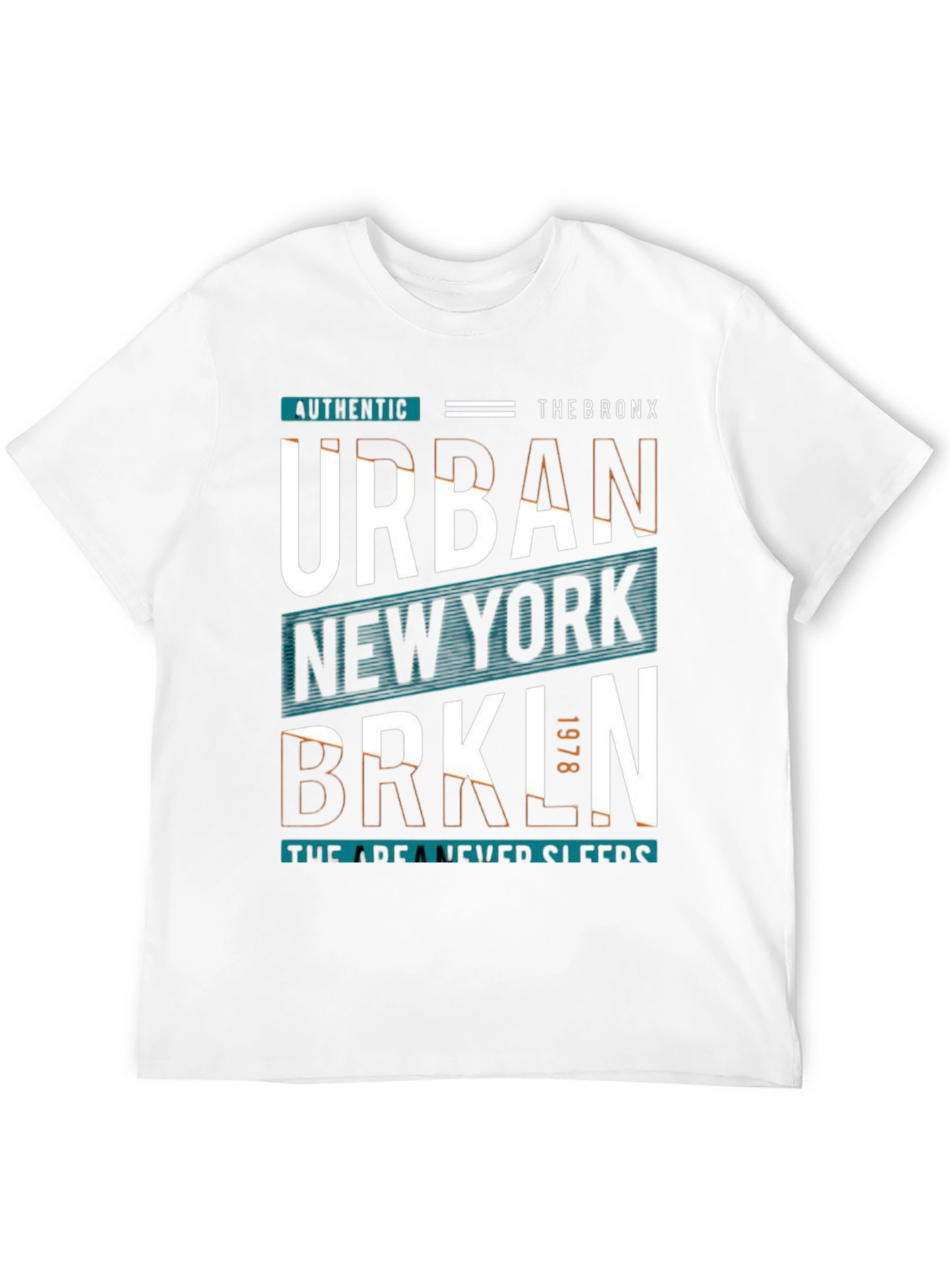 Urban New York Graphic Print Black T-Shirt