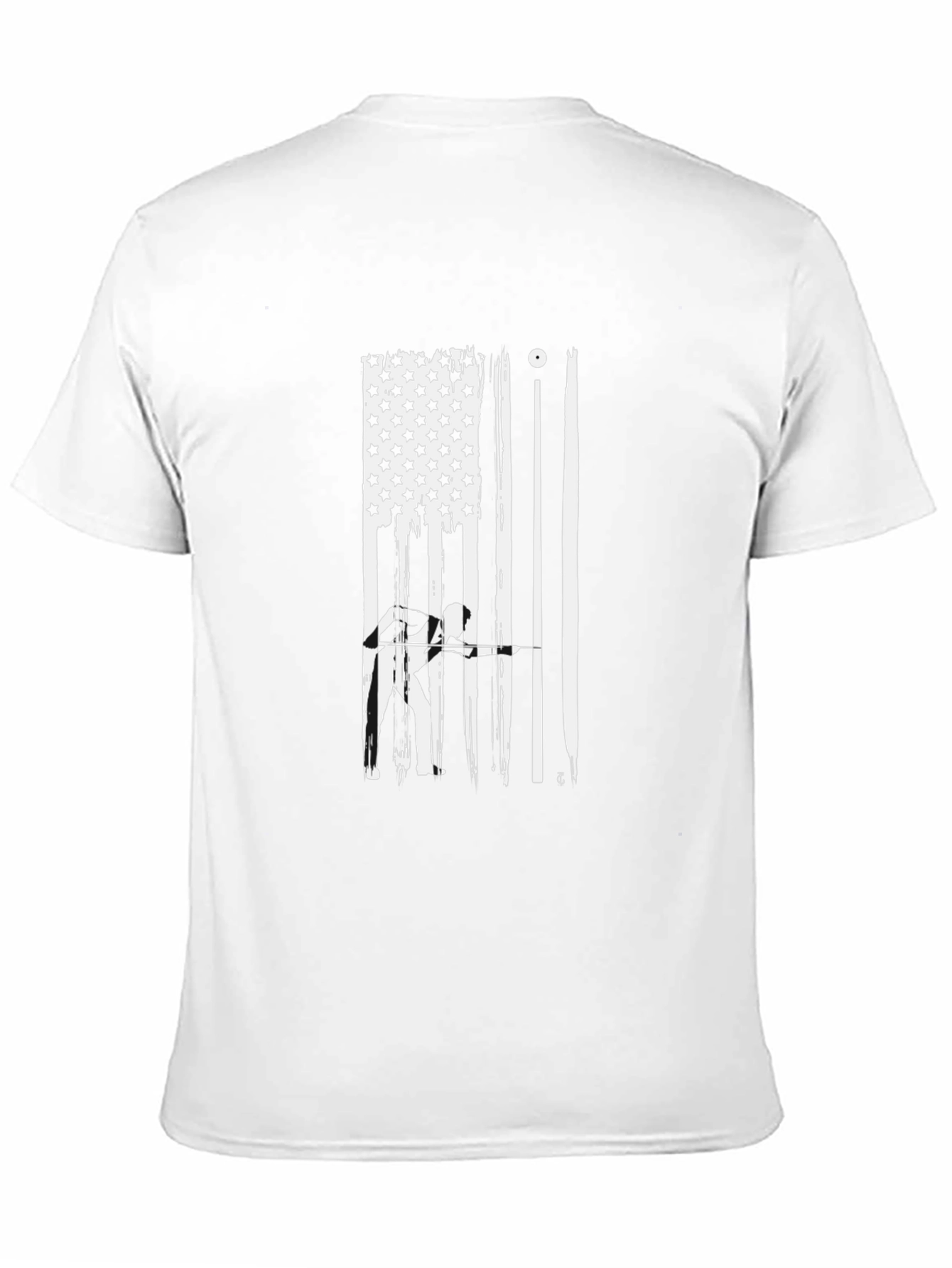Pool Player American Flag Graphic T-Shirt