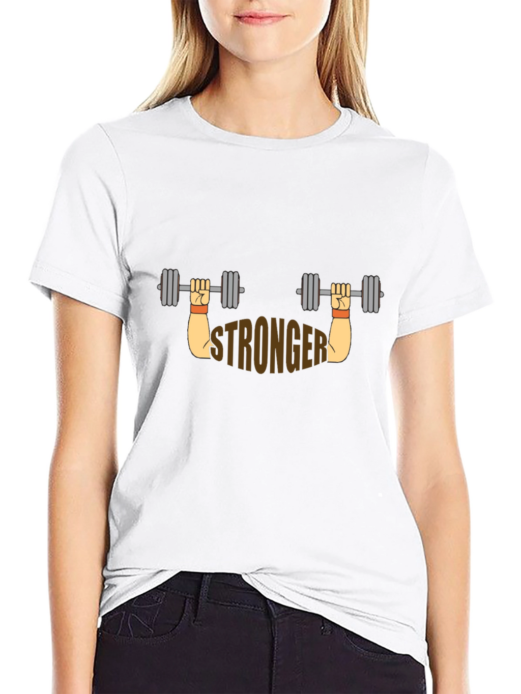 Stronger Graphic T-Shirt - Black