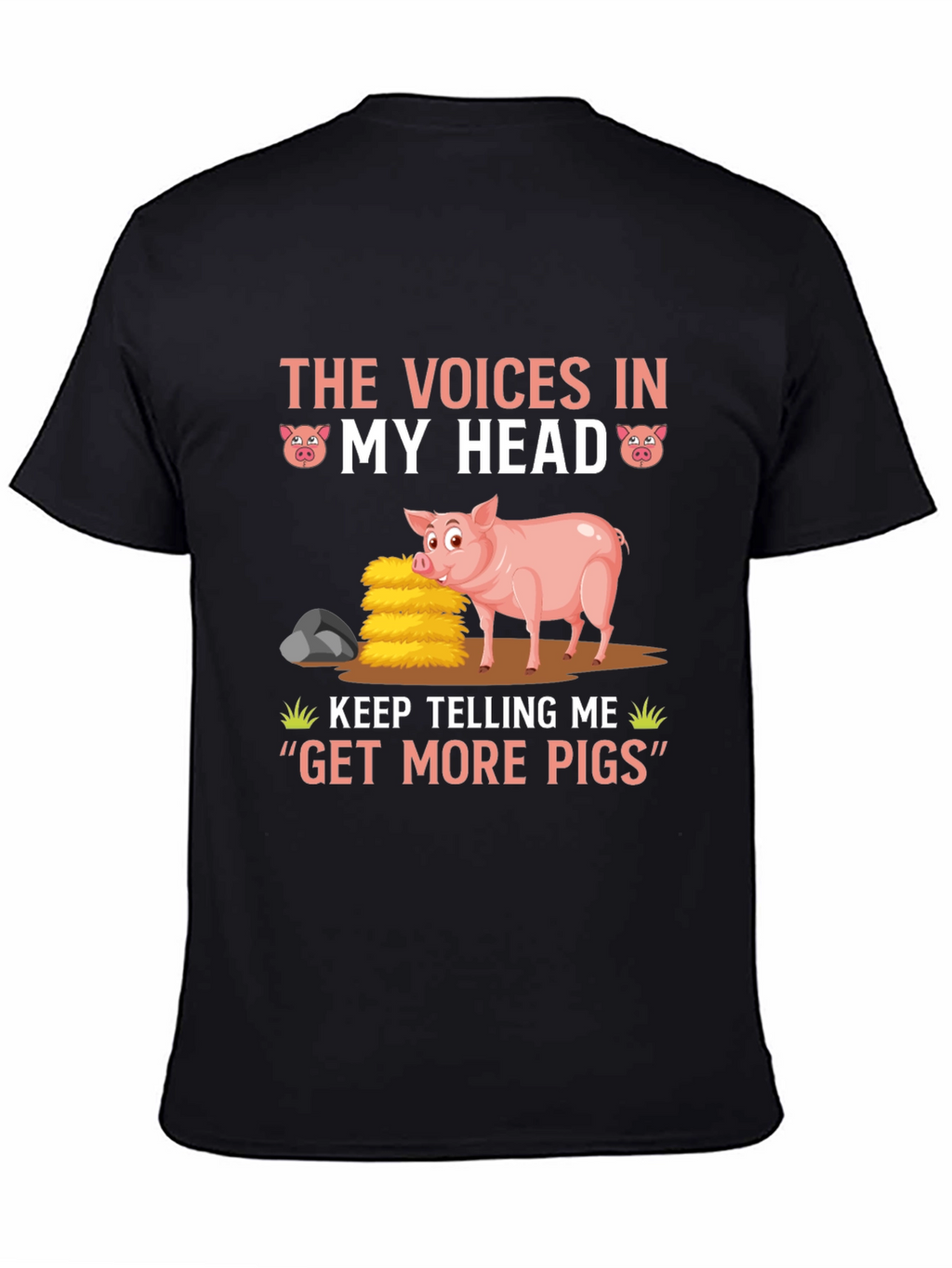 Voices in My Head Pig T-Shirt