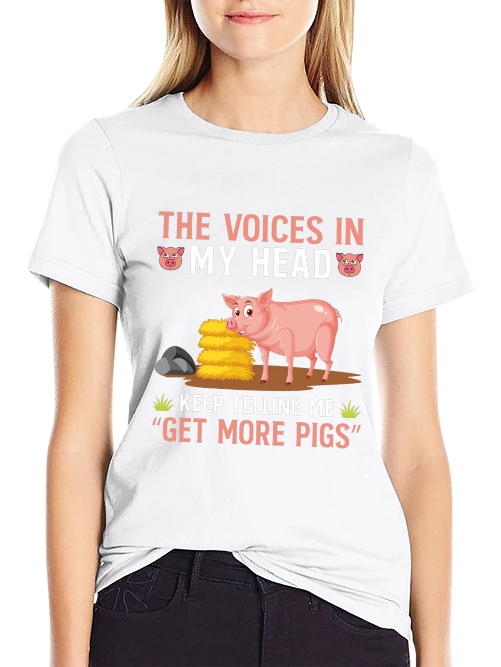 Voices in My Head Pig T-Shirt