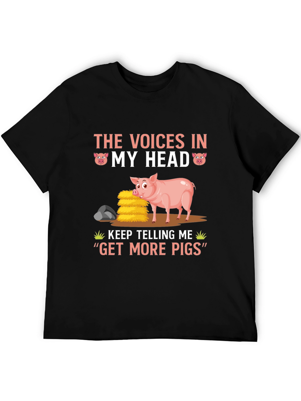 Voices in My Head Pig T-Shirt