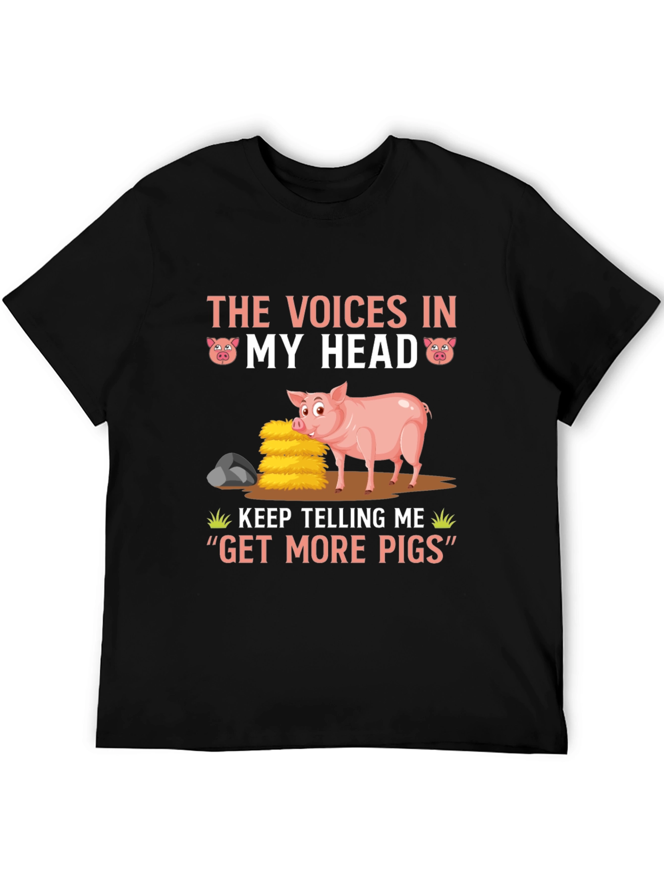 Voices in My Head Pig T-Shirt