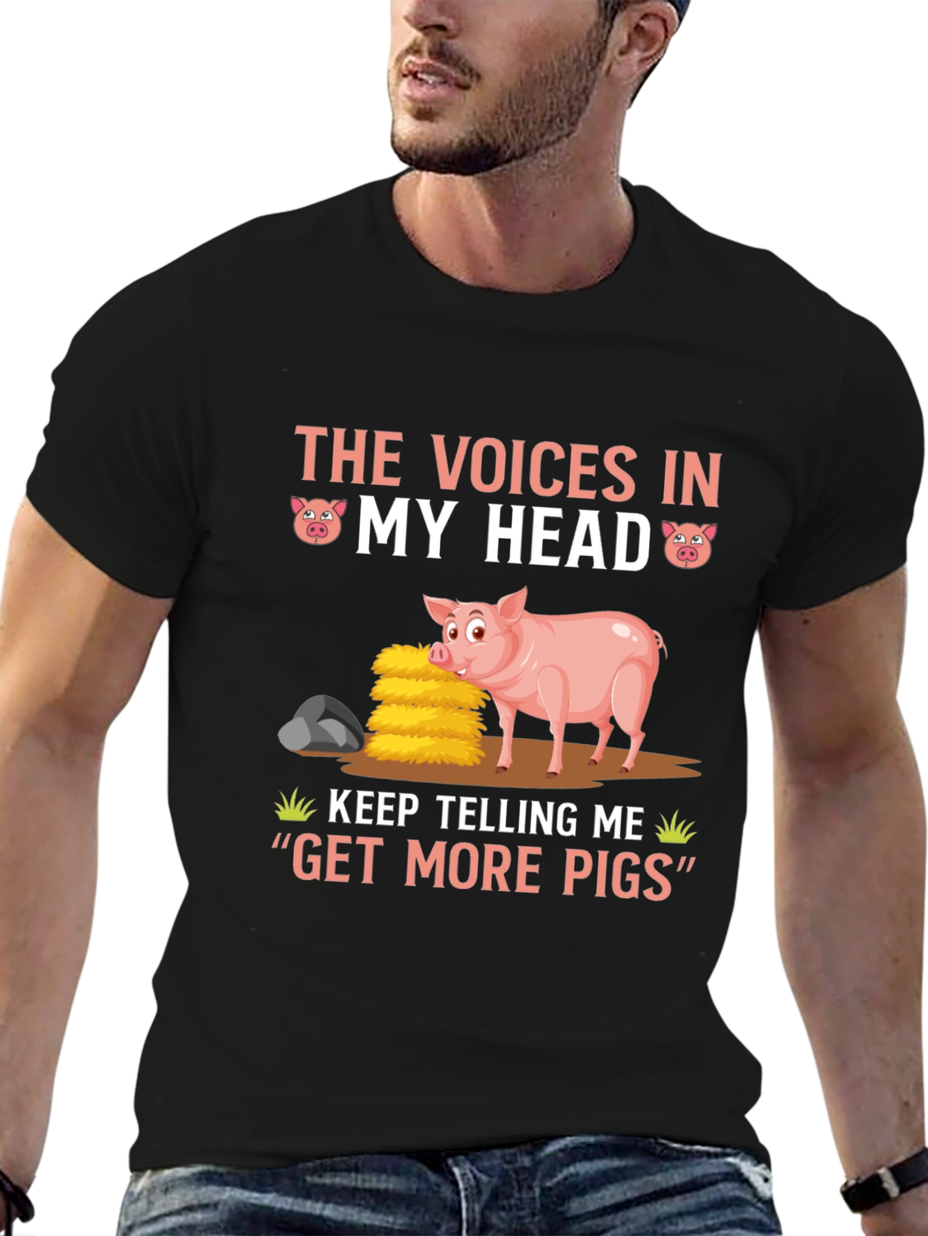 Voices in My Head Pig T-Shirt