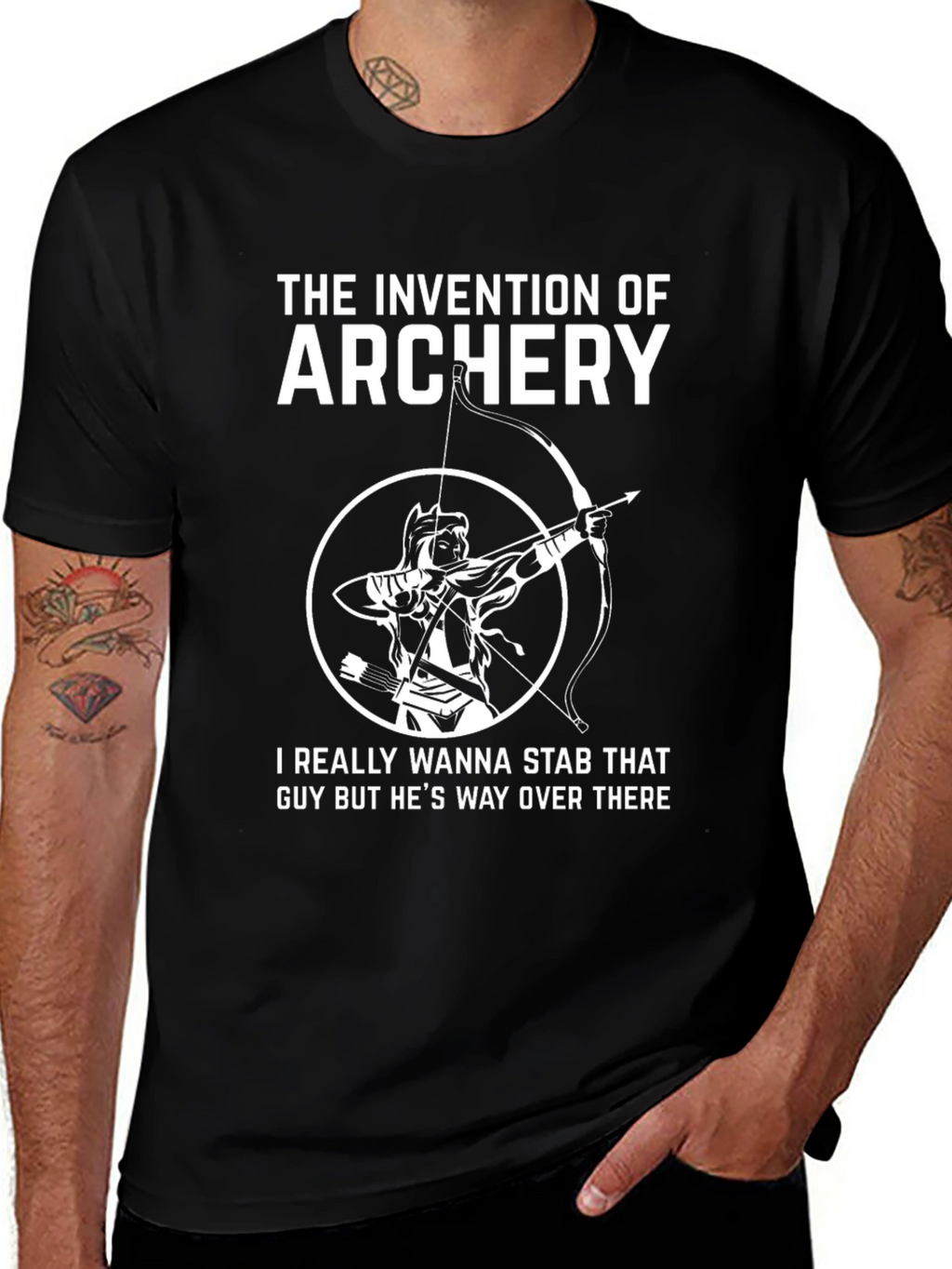 Invention of Archery Graphic T-Shirt