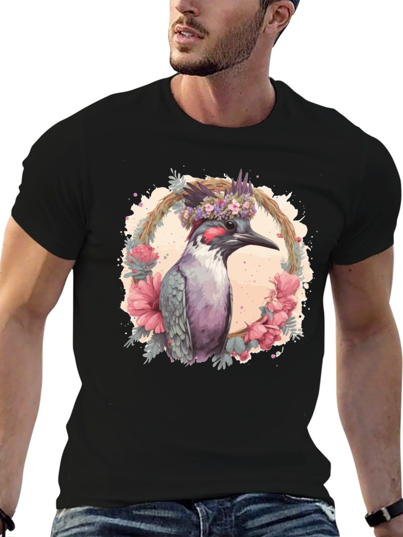 Floral Bird T-Shirt