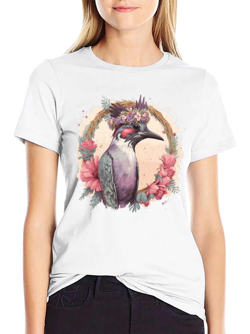 Floral Bird T-Shirt