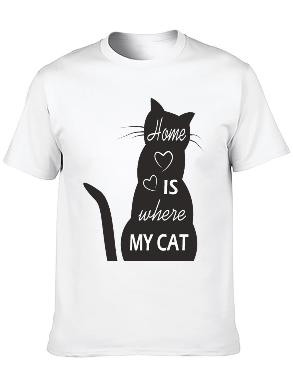 Home is Where My Cat T-Shirt