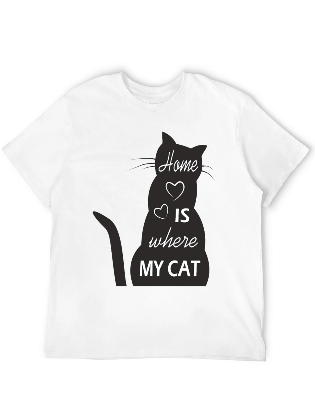 Home is Where My Cat T-Shirt