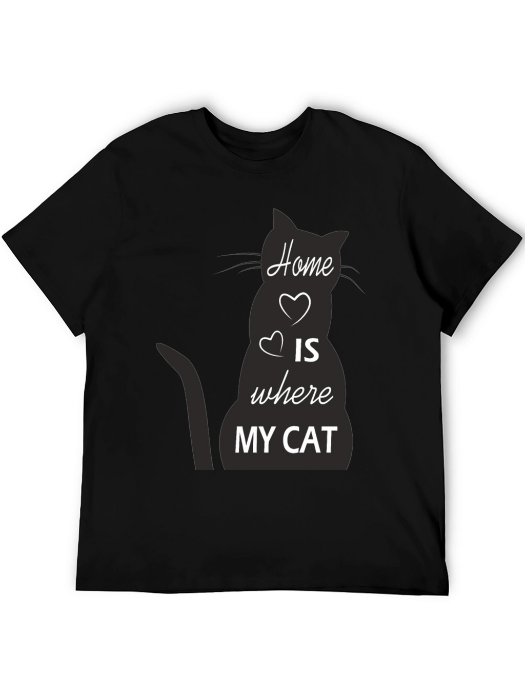 Home is Where My Cat T-Shirt