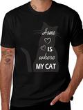 Home is Where My Cat T-Shirt