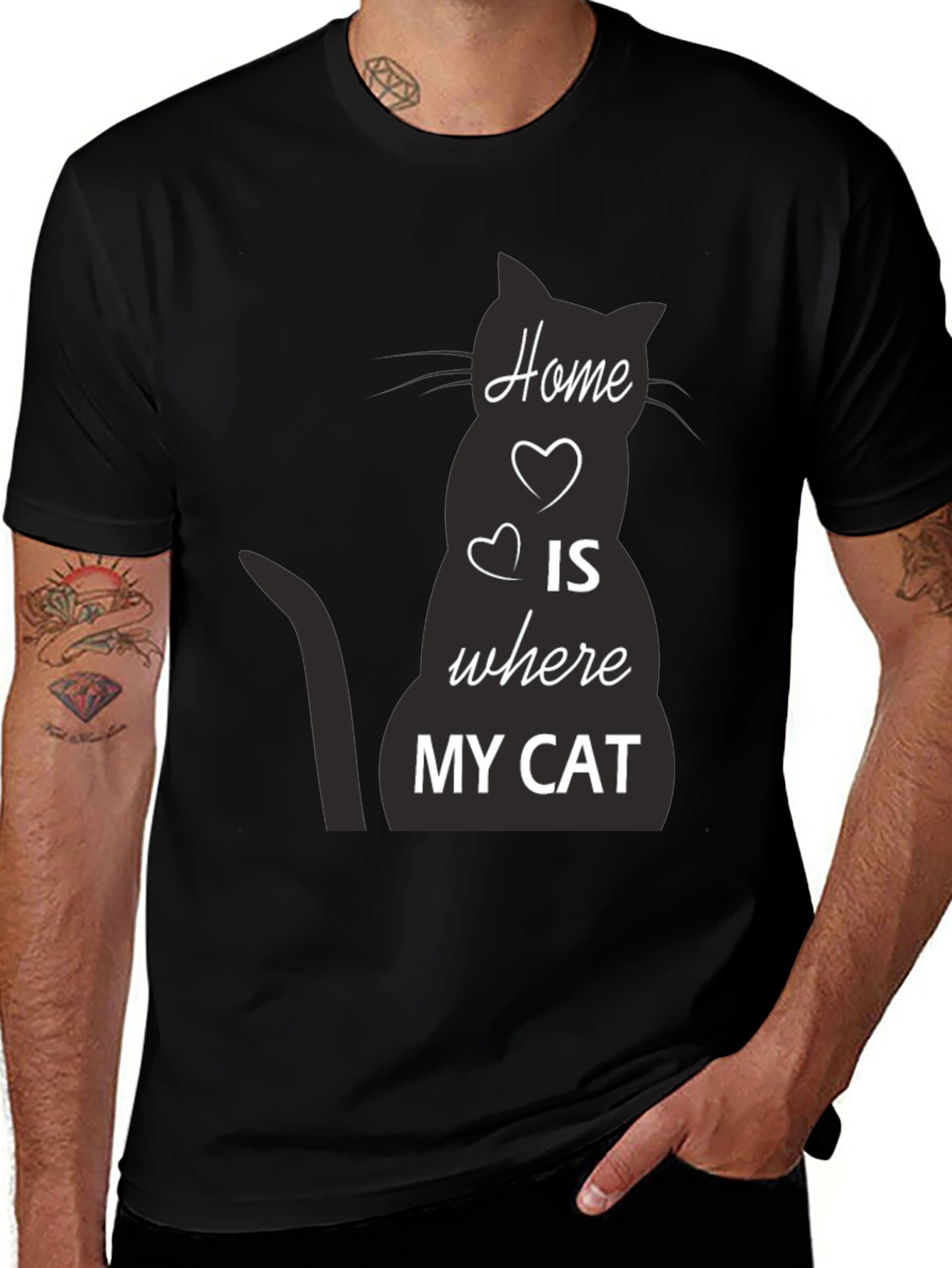 Home is Where My Cat T-Shirt
