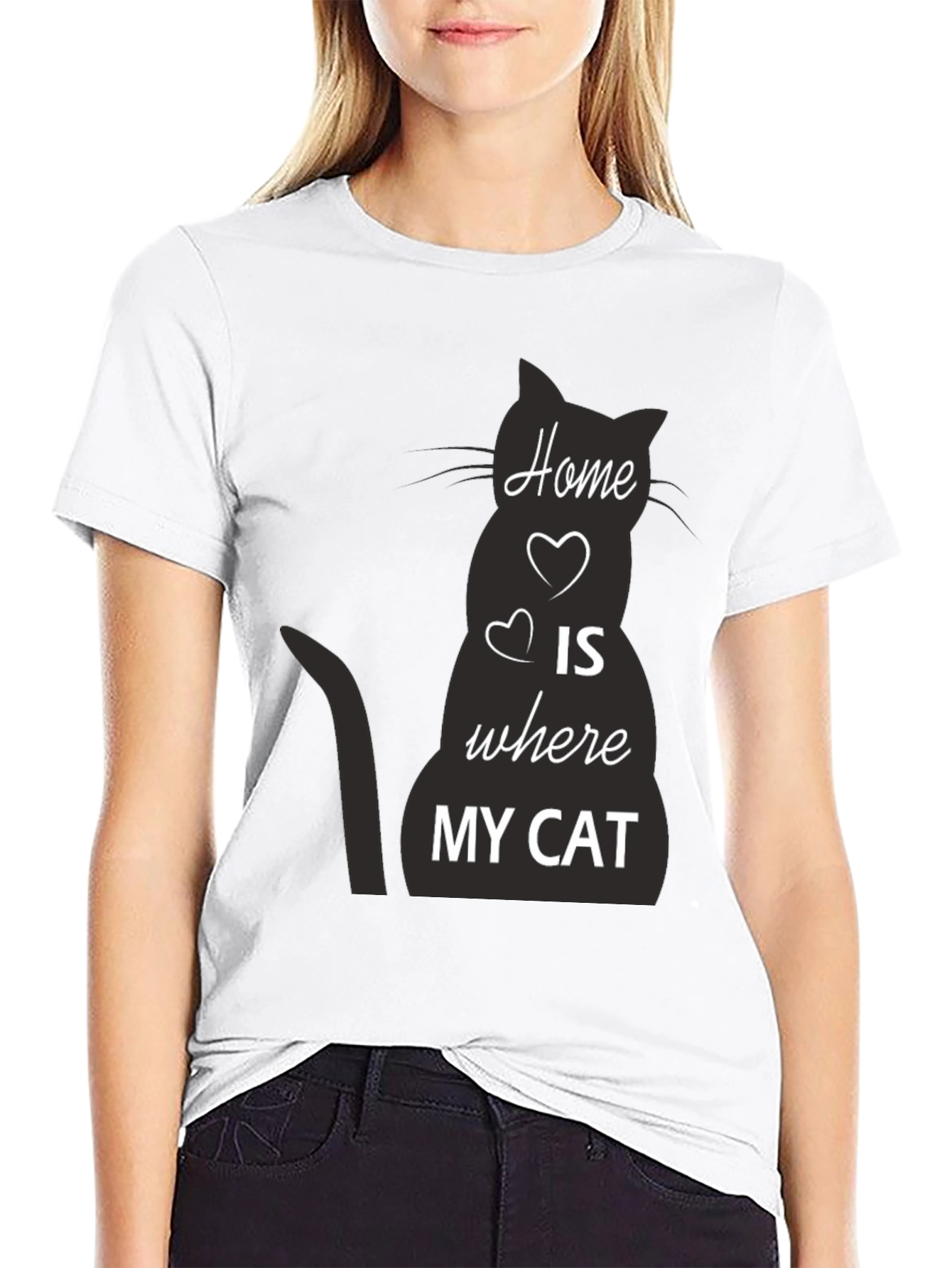 Home is Where My Cat T-Shirt