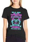Tattooed Mom T-Shirt - Anger Issues Serious Dislike