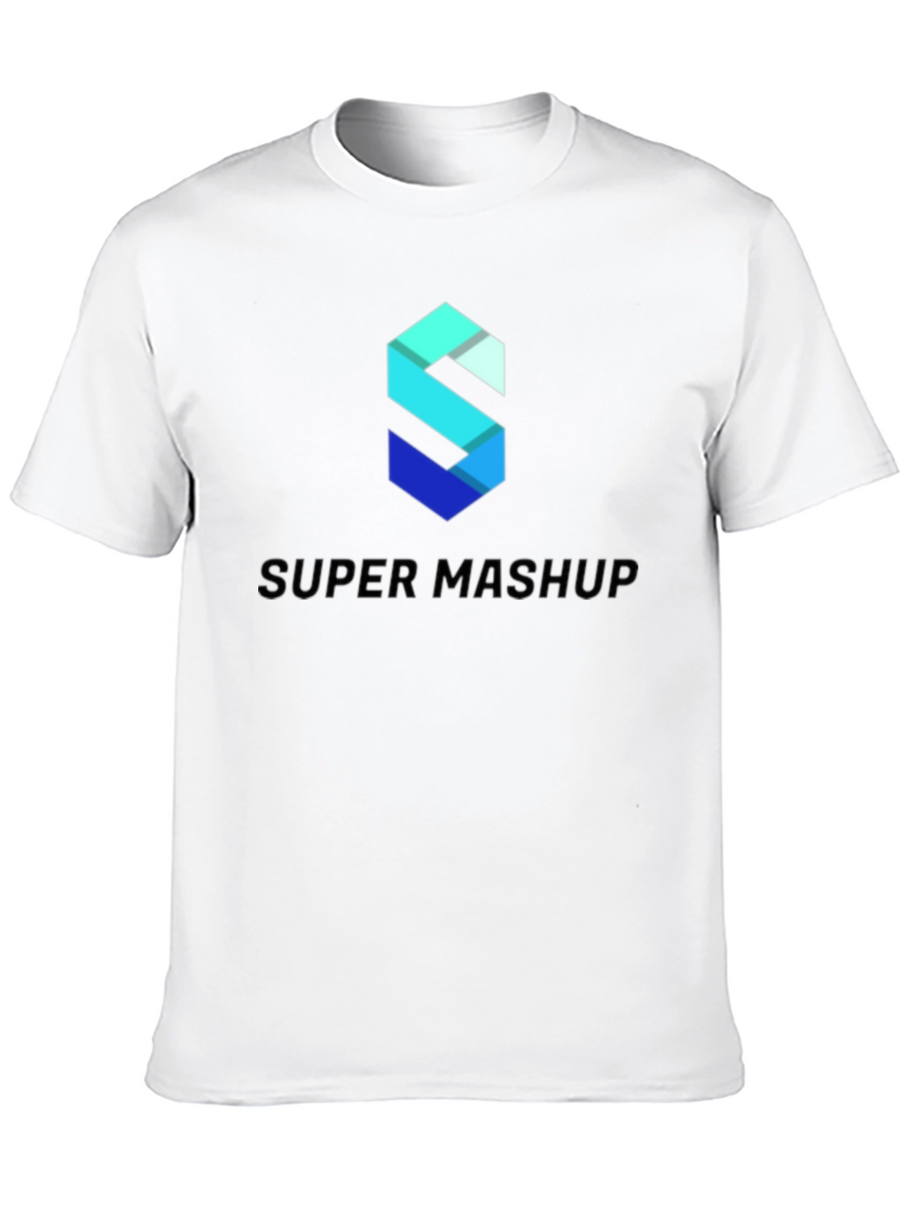 Super Mashup Black Graphic Tee