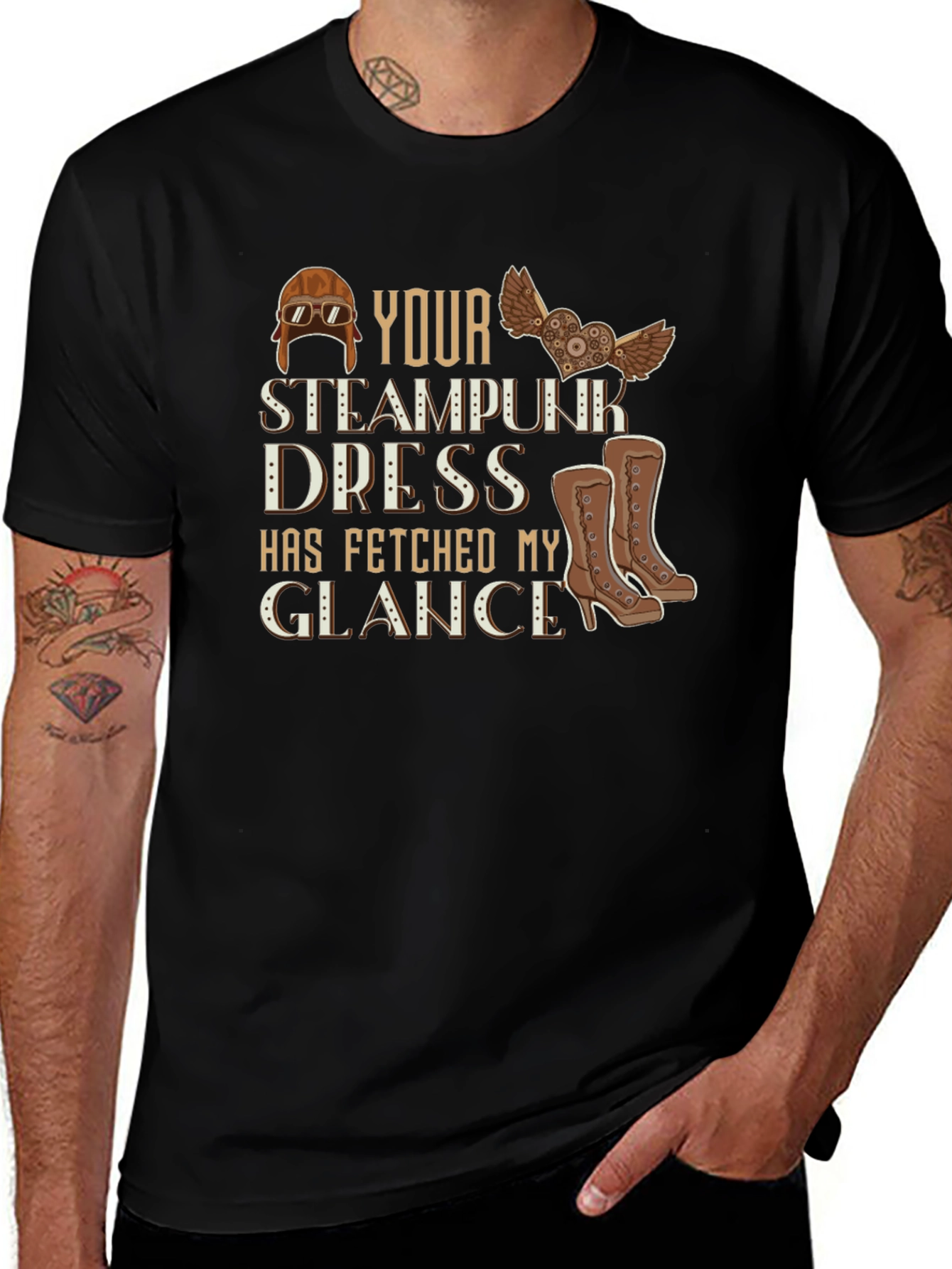 Steampunk Dress T-Shirt - Fetched My Glance