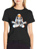 Bitcoin Astronaut Meditation T-Shirt