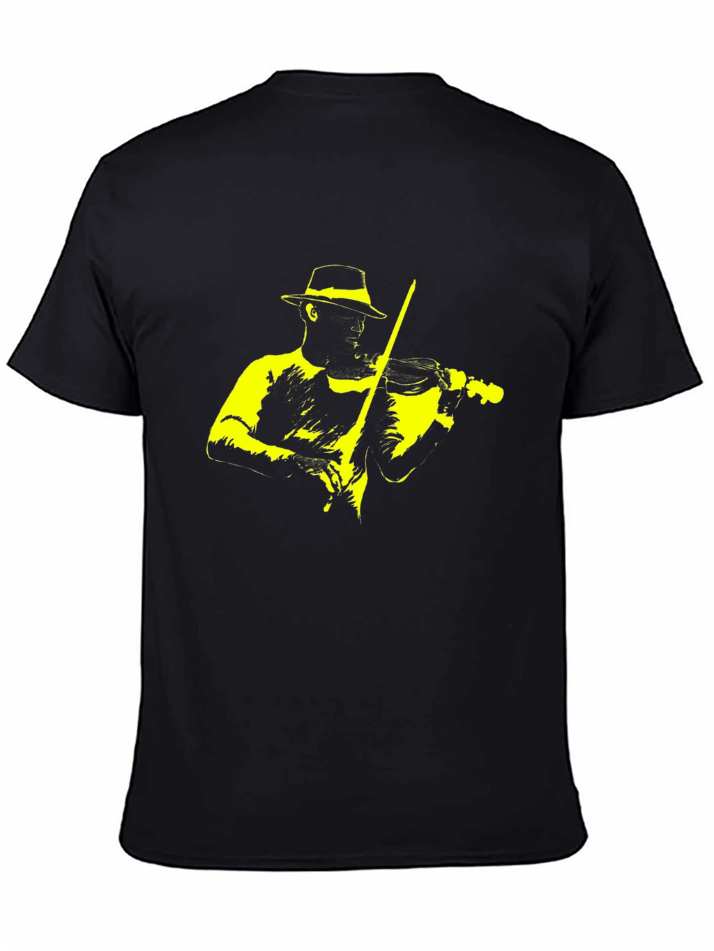 Musician Graphic Tee - Black T-Shirt