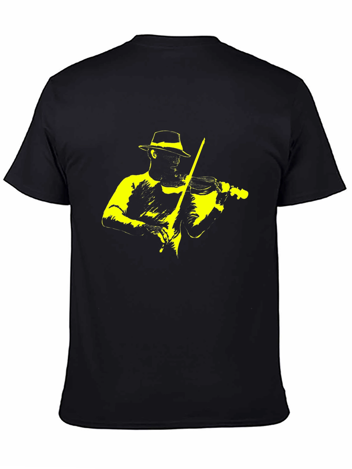 Musician Graphic Tee - Black T-Shirt