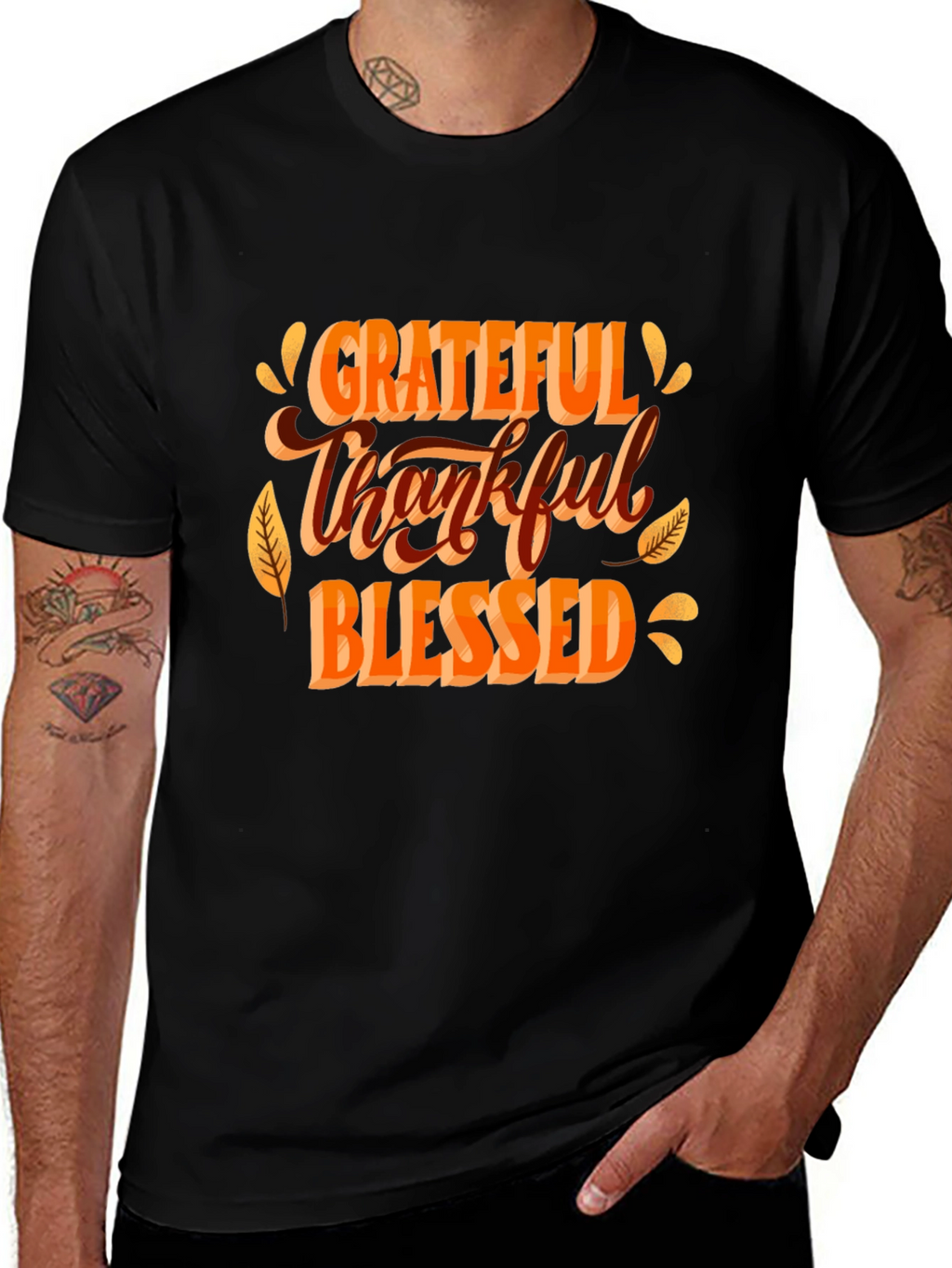 Grateful Thankful Blessed T-Shirt