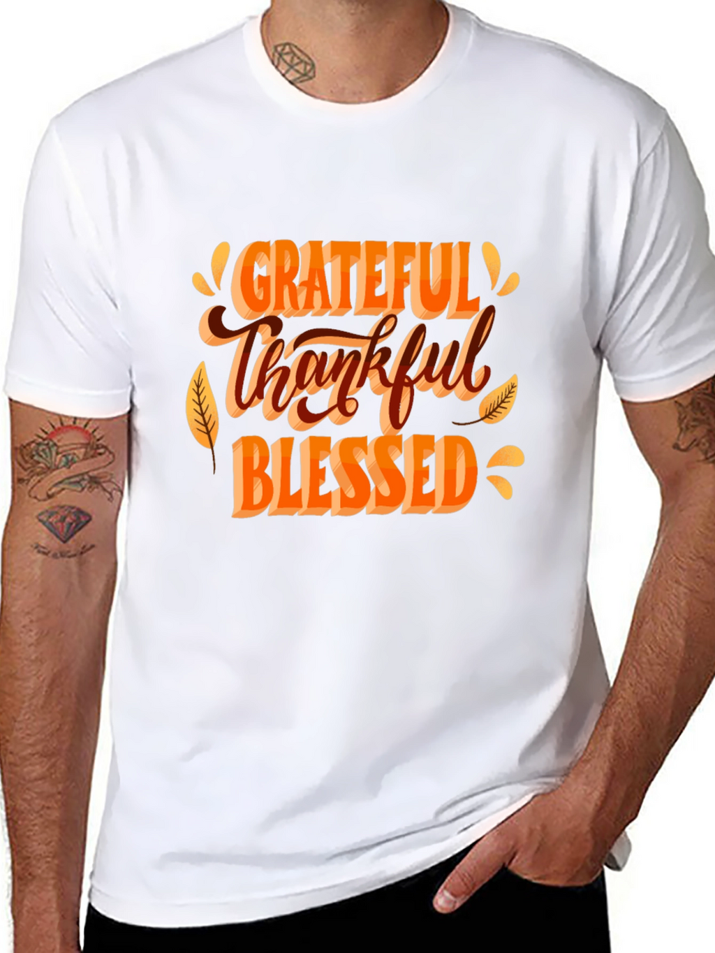 Grateful Thankful Blessed T-Shirt