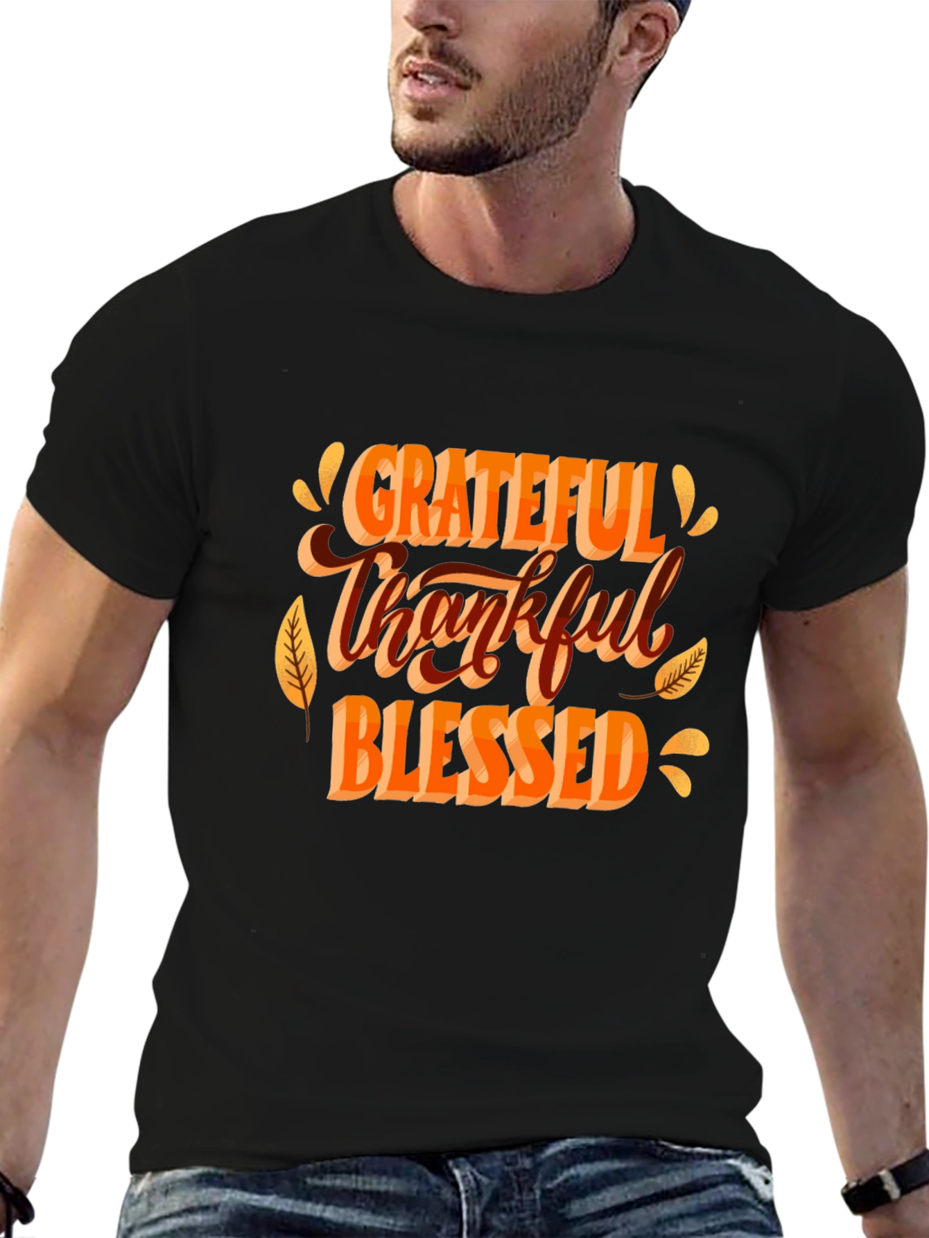 Grateful Thankful Blessed T-Shirt