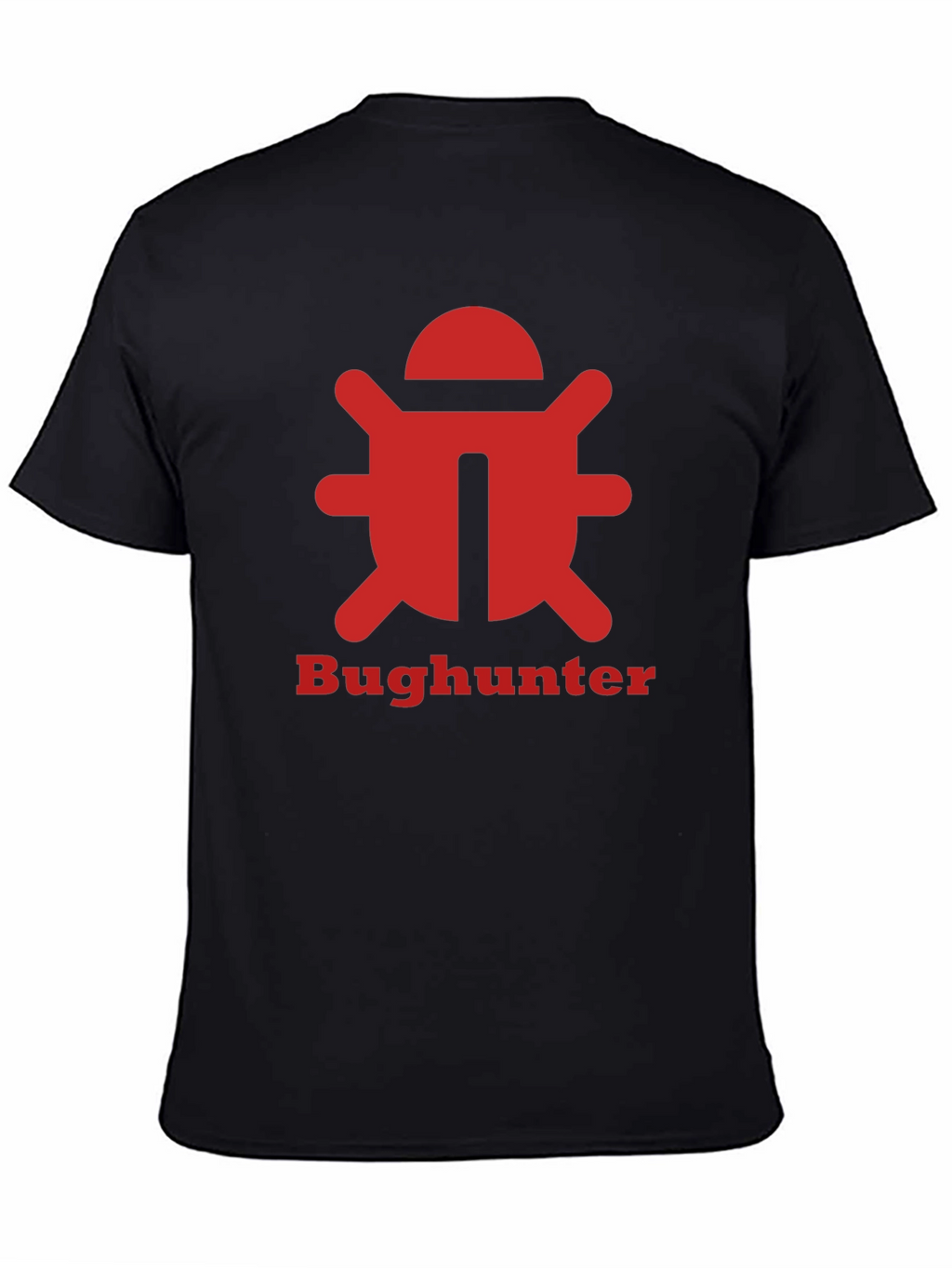 Bughunter Graphic Tee - Black Cotton T-Shirt