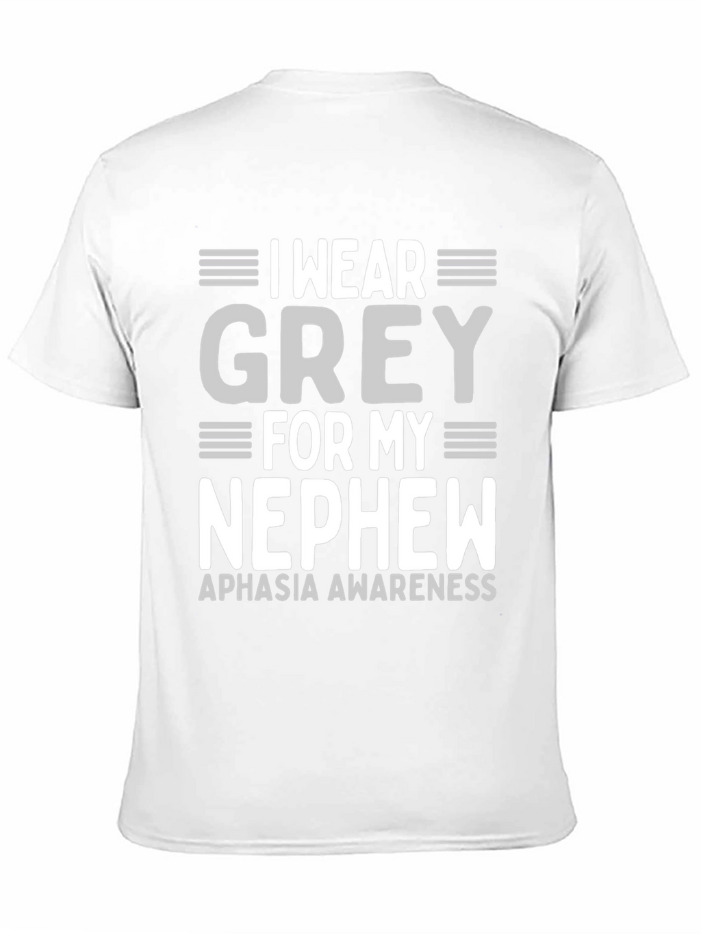 Grey Aphasia Awareness T-Shirt