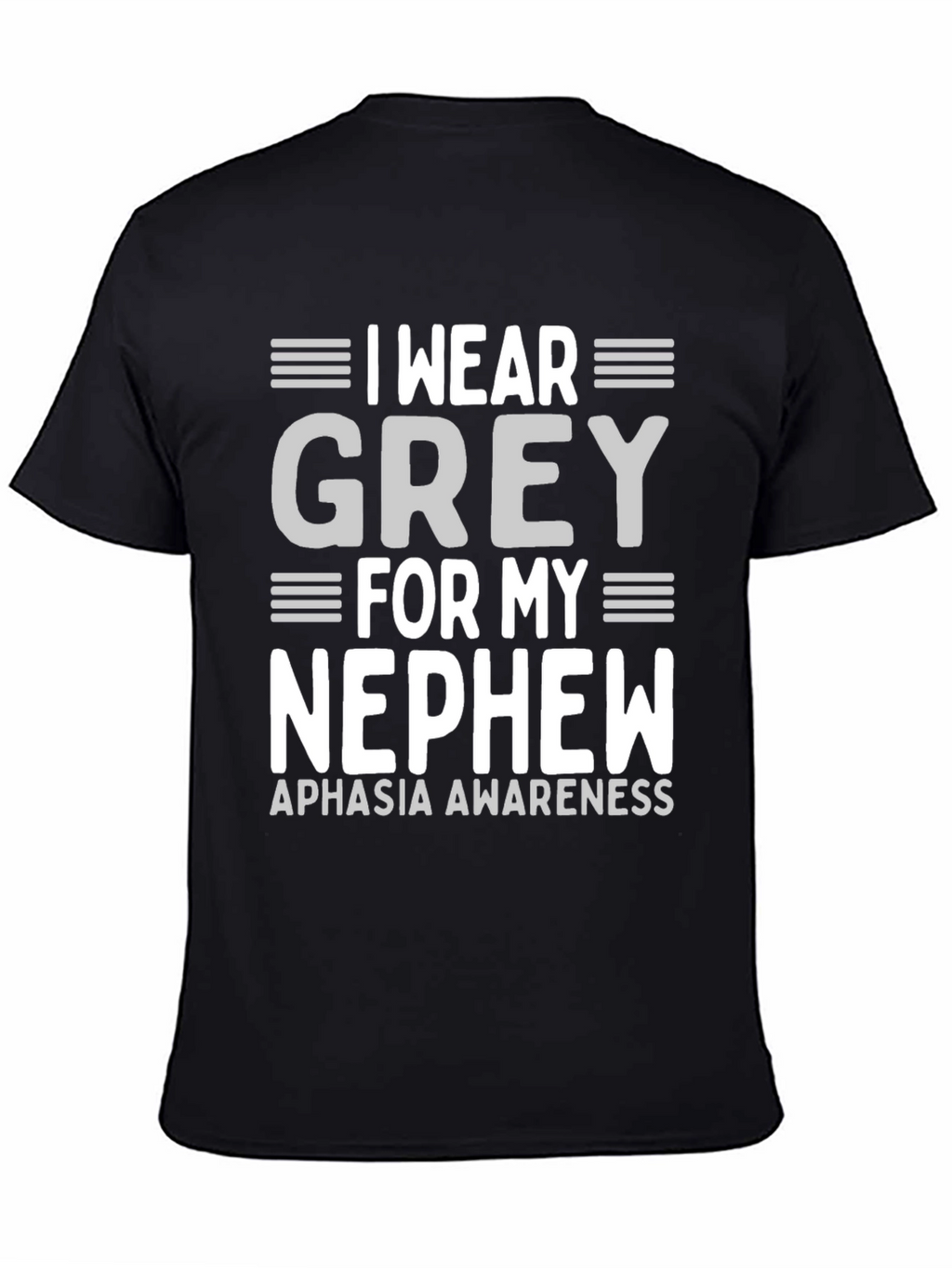 Grey Aphasia Awareness T-Shirt