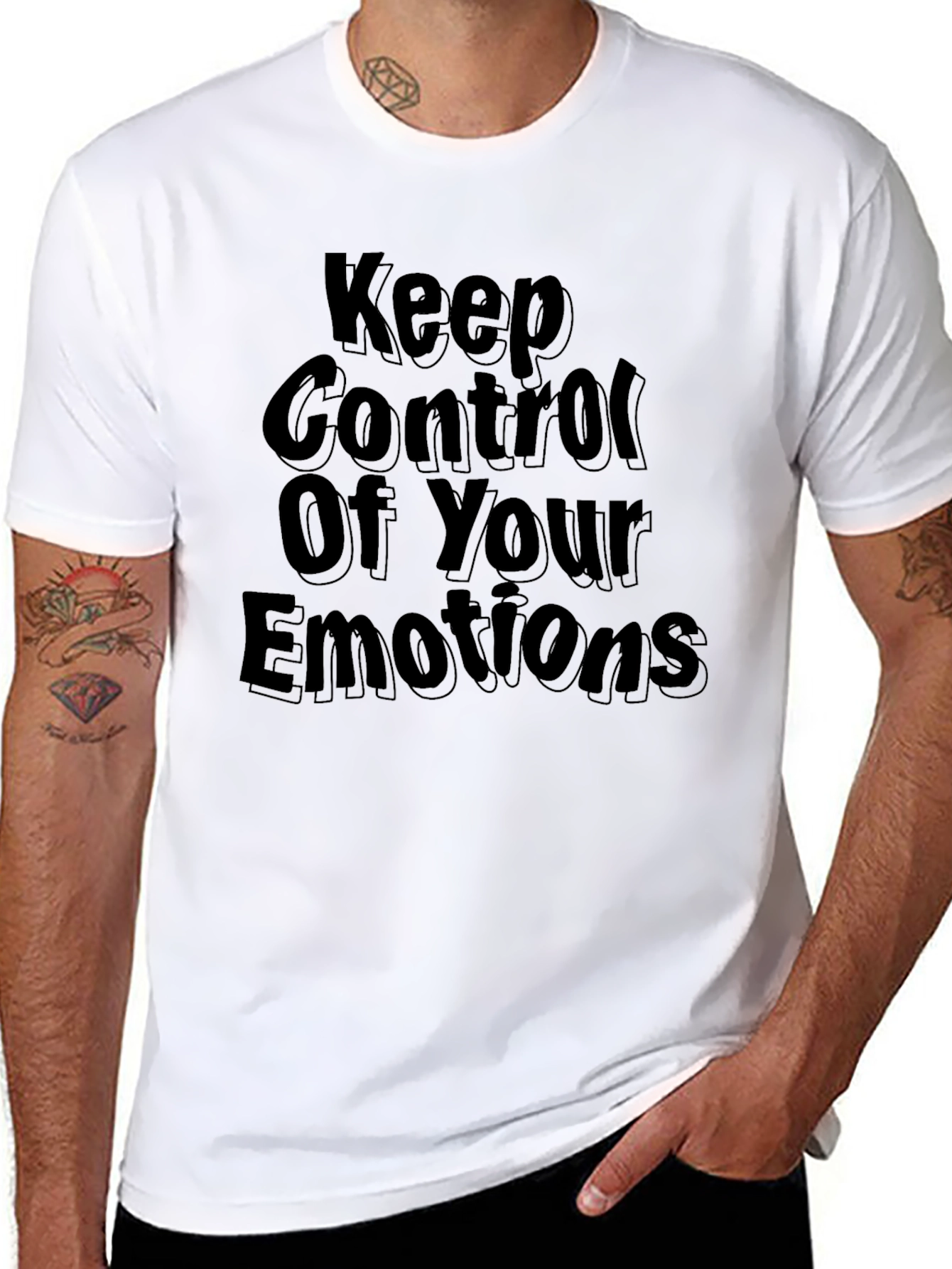 Keep Control T-Shirt - Motivational Mens Tee