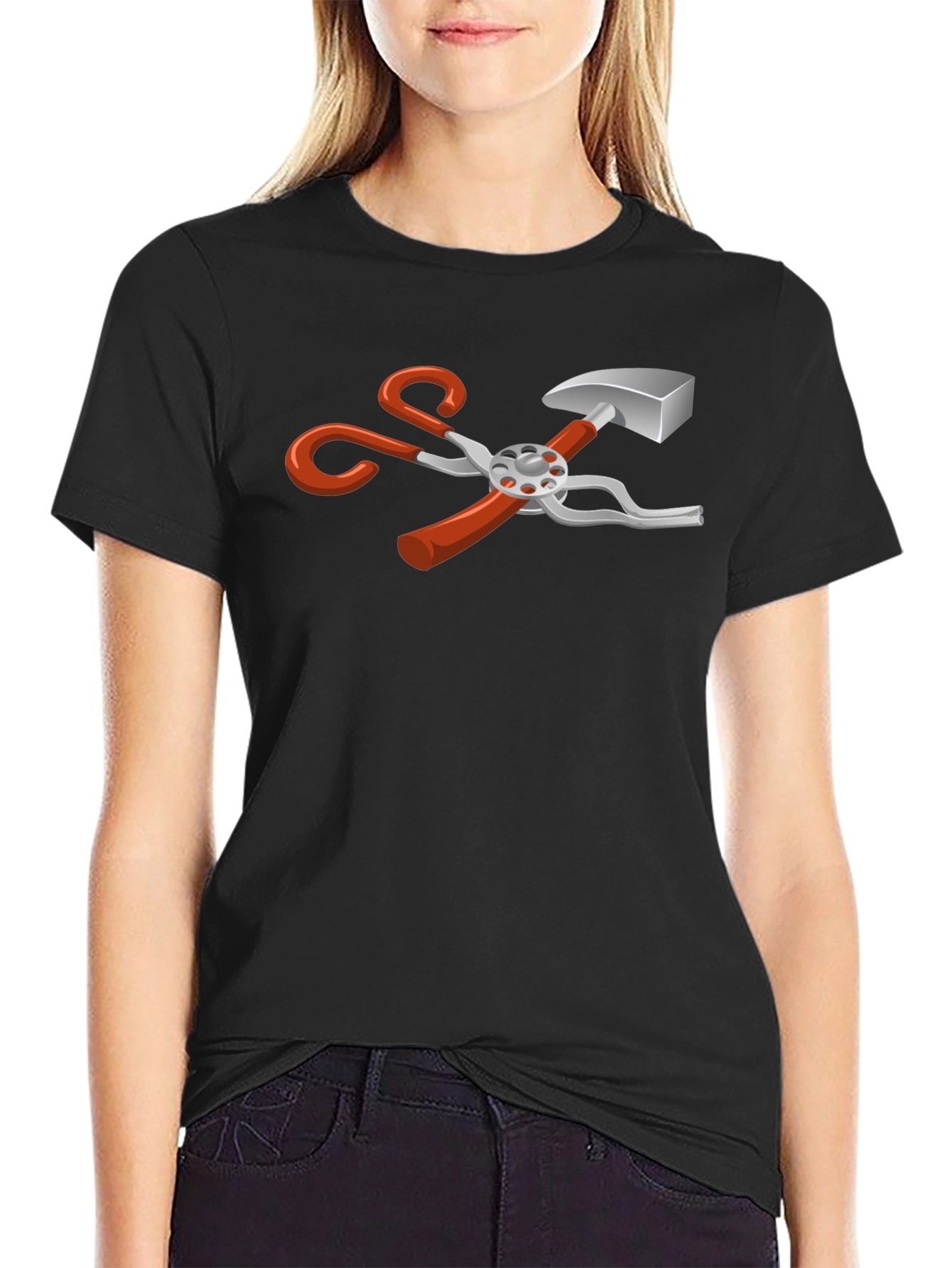 Novelty Tool Graphic Black T-Shirt