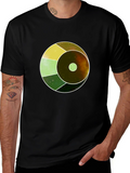 Cosmic Eye Graphic Tee - Black Cotton Blend
