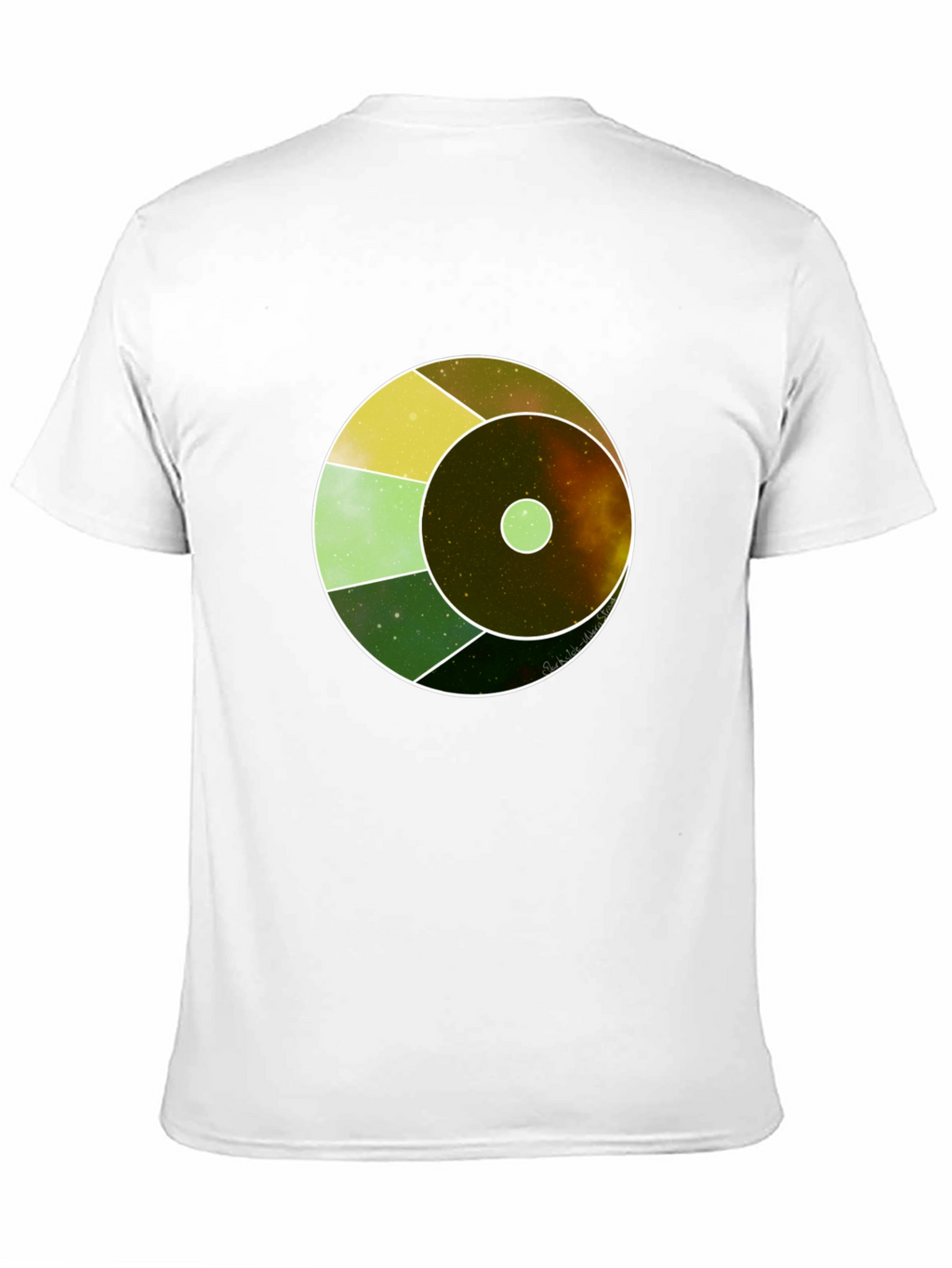 Cosmic Eye Graphic Tee - Black Cotton Blend