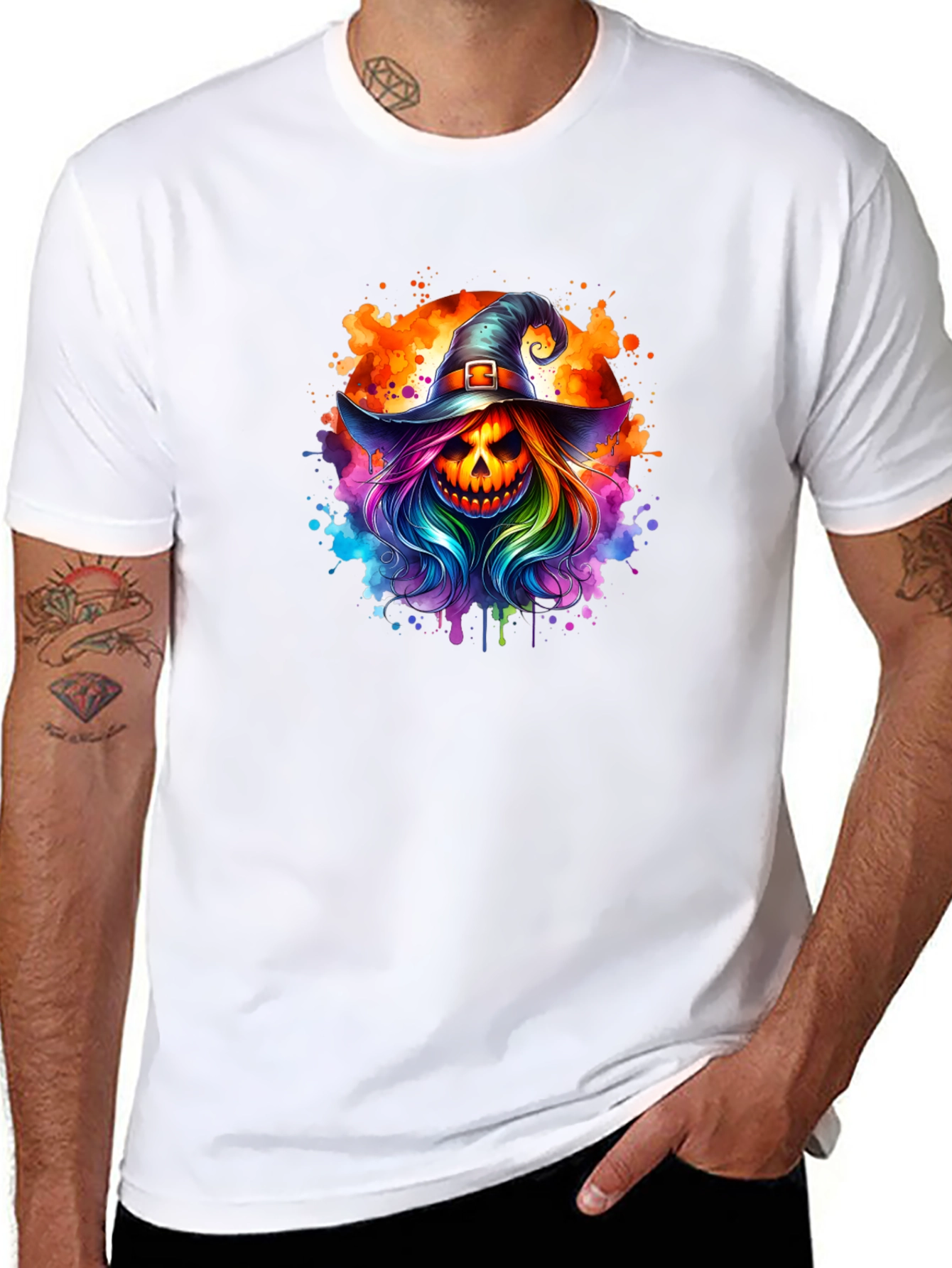 Halloween Witch Pumpkin T-Shirt