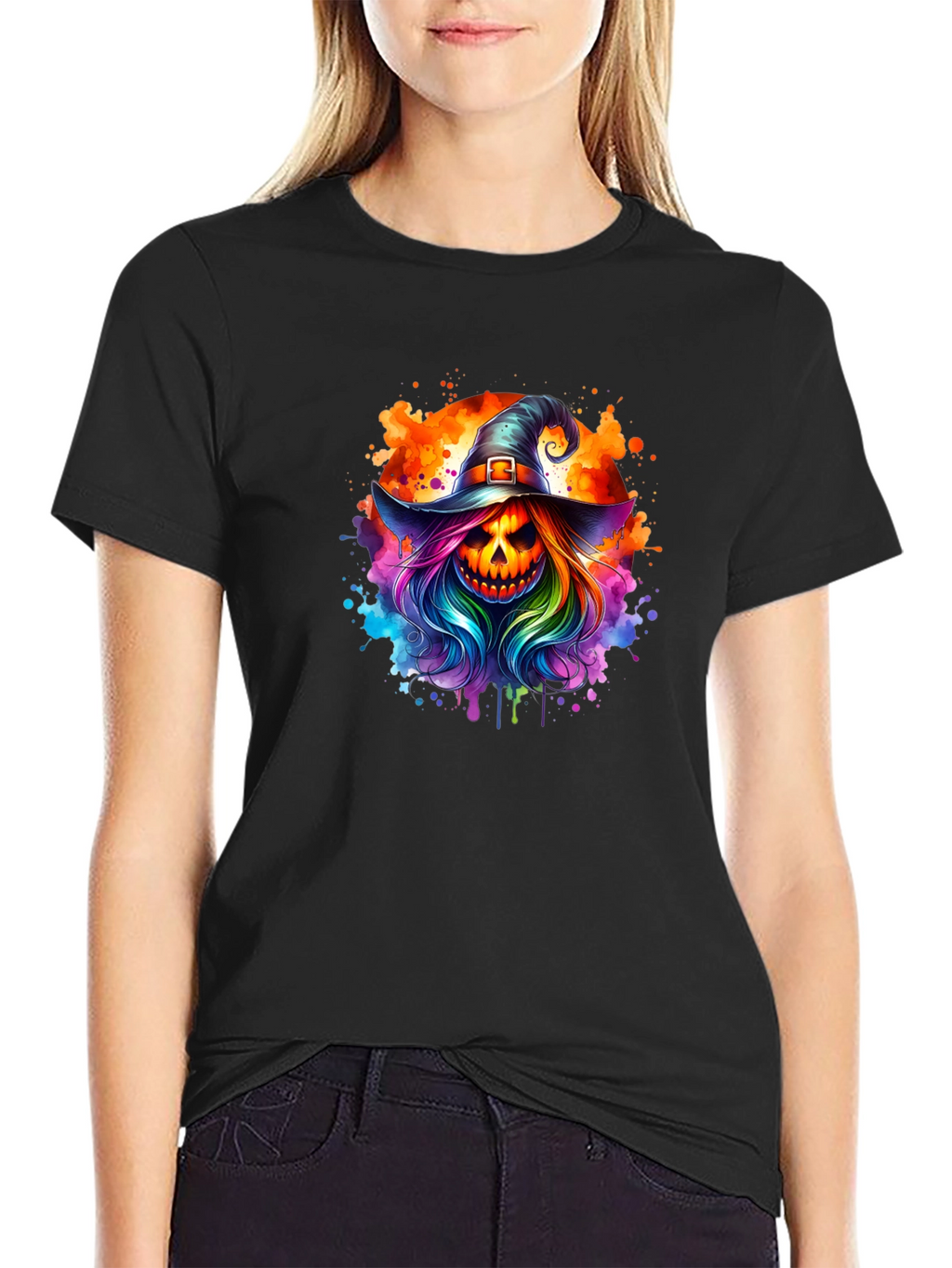Halloween Witch Pumpkin T-Shirt